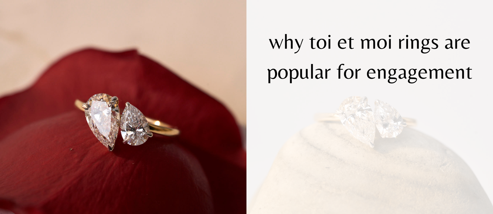 why toi et moi rings are popular for engagement