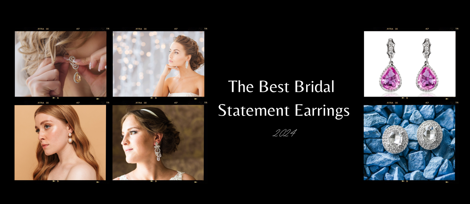 The Best Bridal Statement Earrings for 2024||cluster earrings|halo earrings|pearls earring|drop earring|hoops