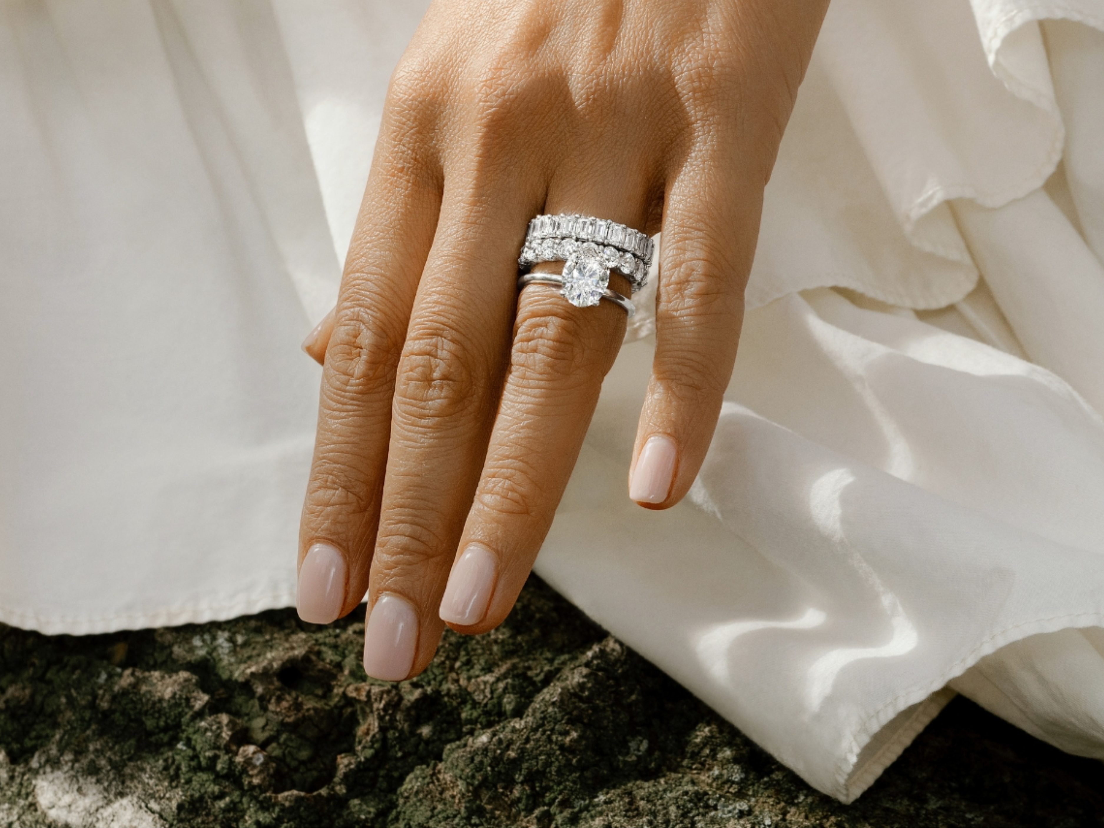 How to Stack Rings with Engagement Rings