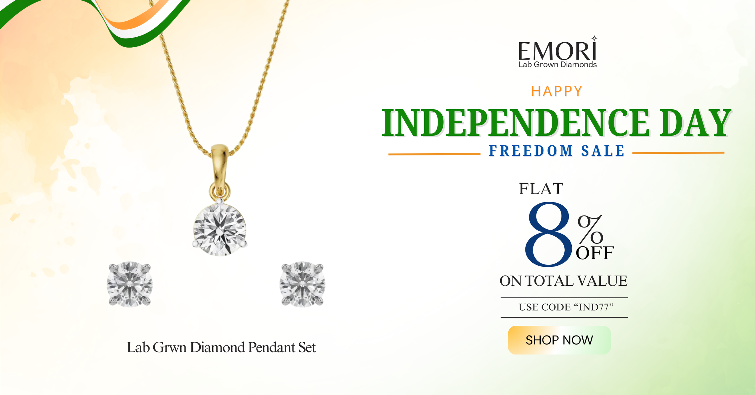 Shine Bright This 15th August with Emori Freedom Sale Jewellery Collection