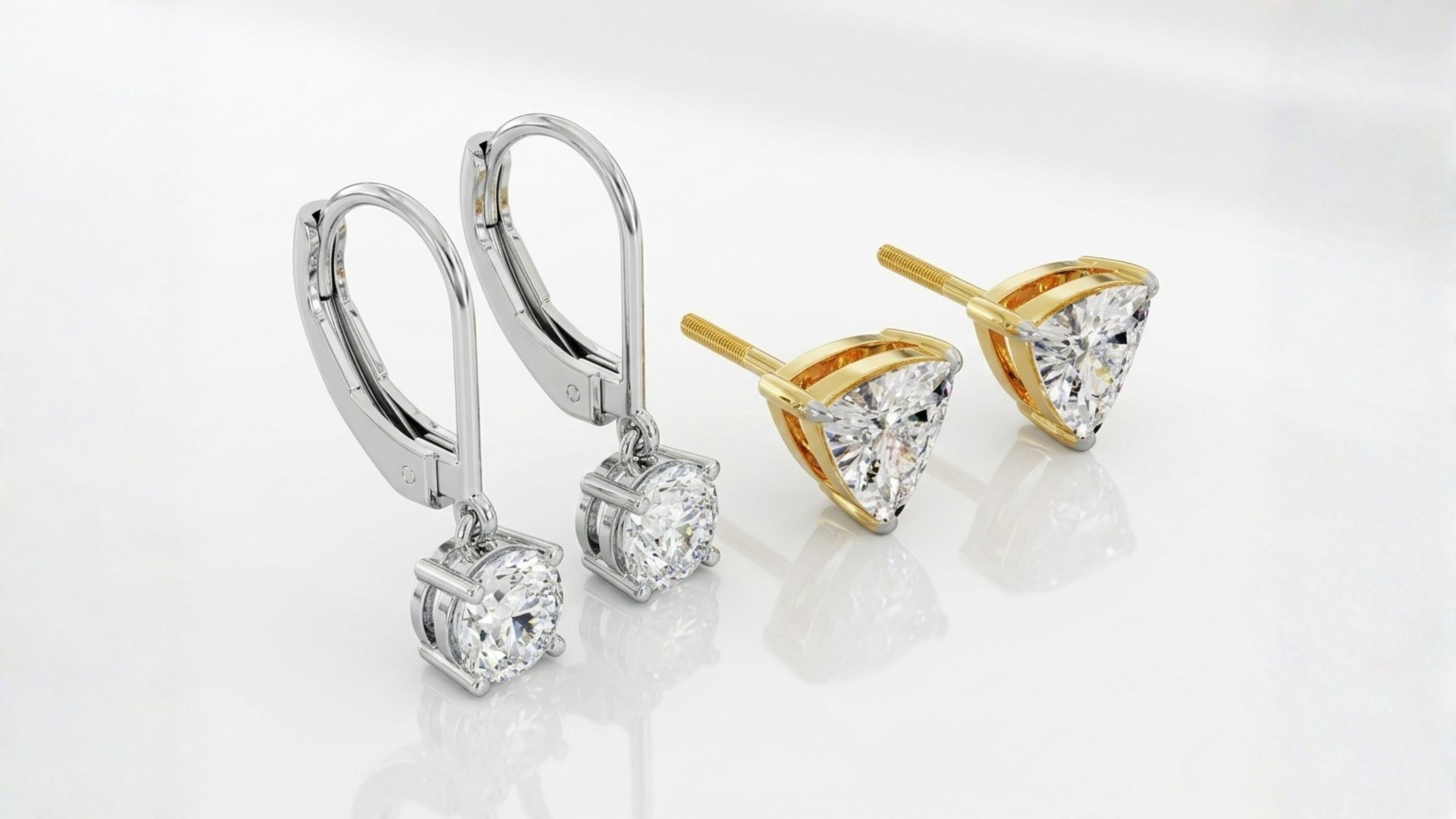 Diamond Stud vs Solitaire Earrings: What Is the Difference?