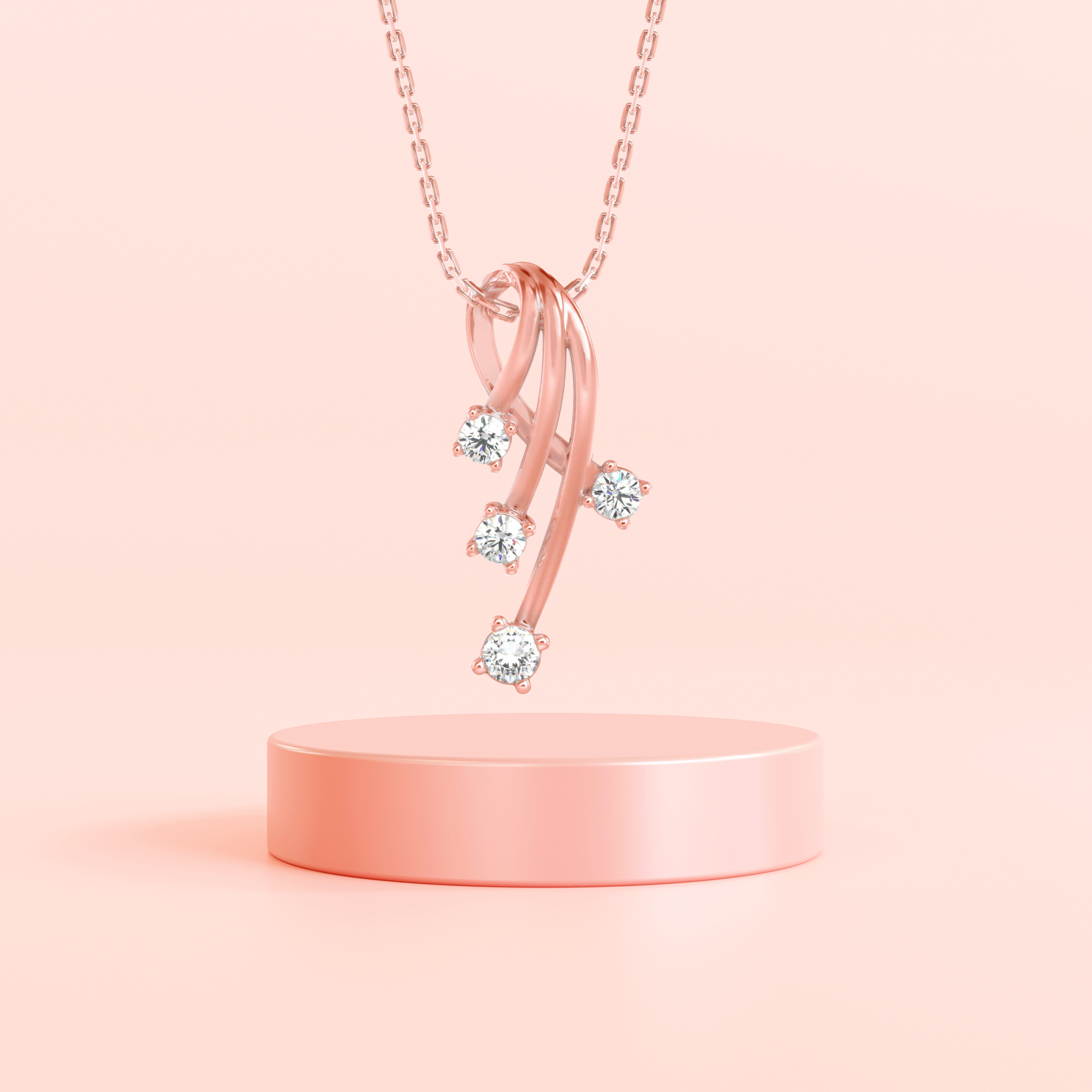 Eternal Charm Diamond Pendant Prospective View