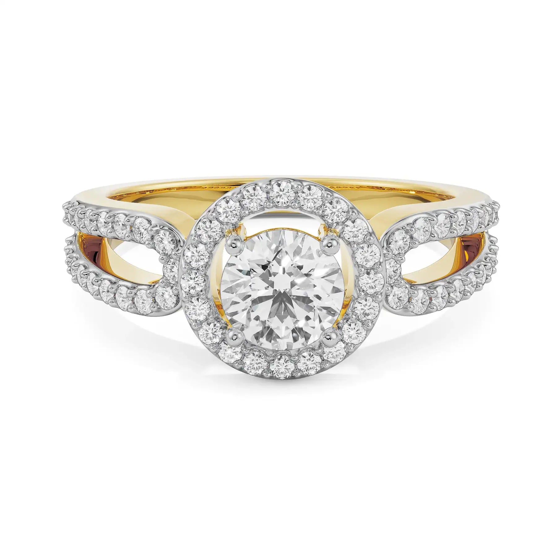 Nikki Halo Lab Grown Diamond Ring_in_stock