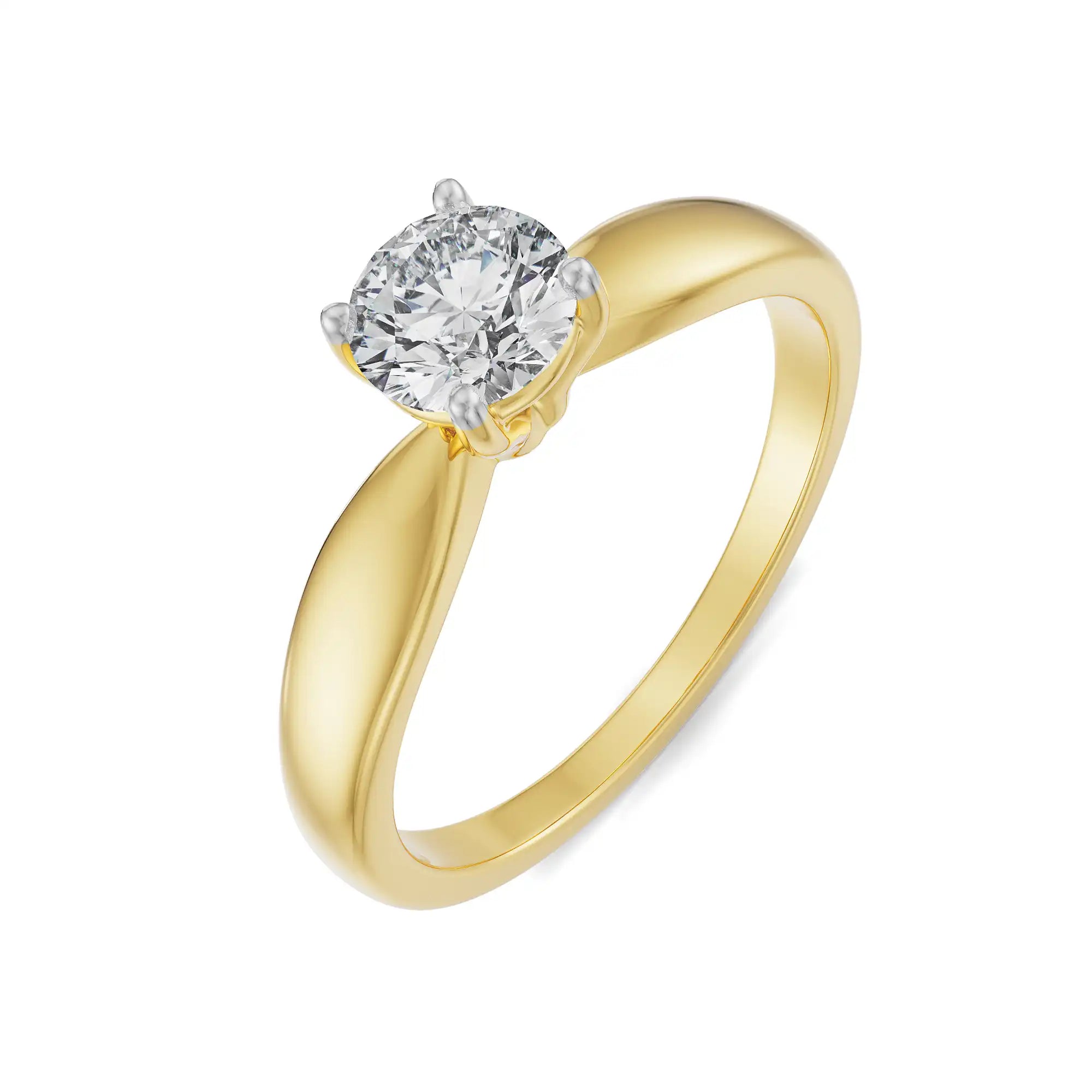 Diana Lab Grown Diamond Solitaire Ring - top view