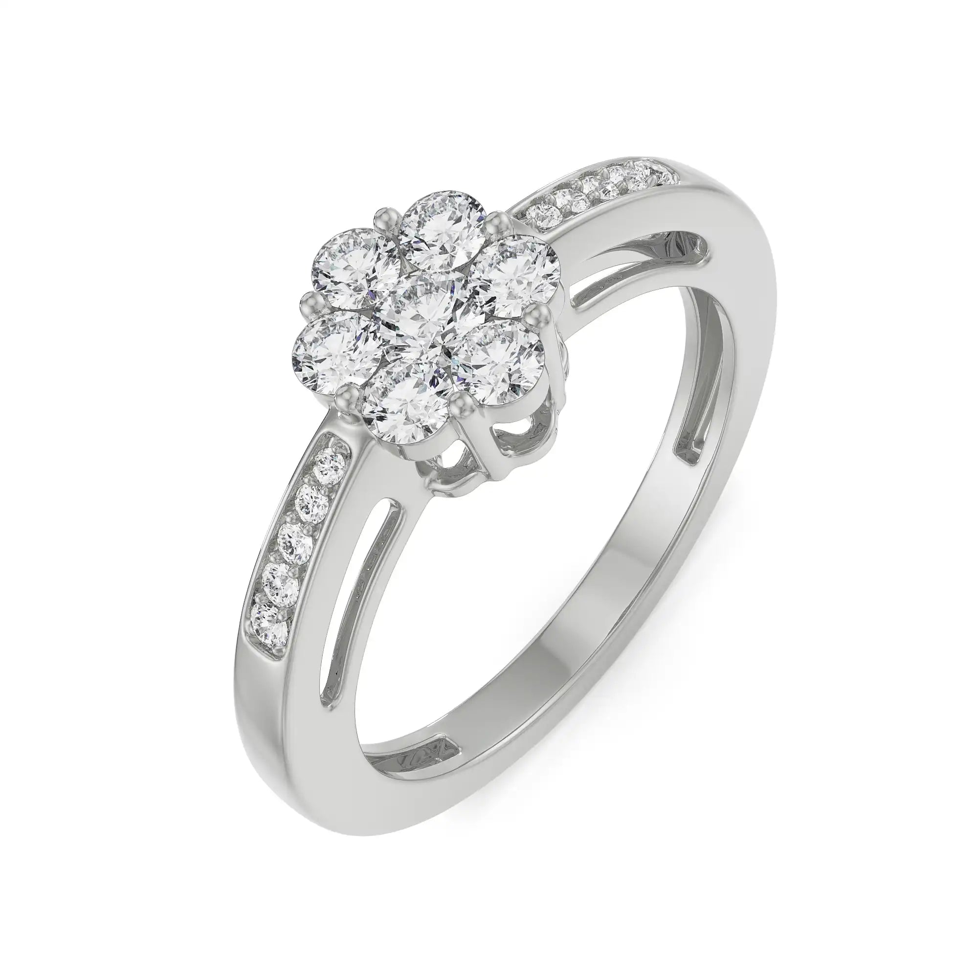 Caroline Engagement Ring Top View