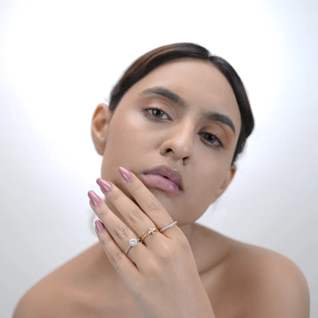 Lab-Grown Queen Solitaire Diamond Ring