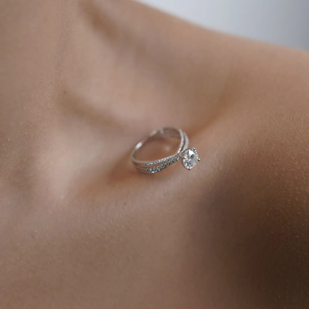 Lab-Grown Forever Sparkling Diamond Ring_in_stock