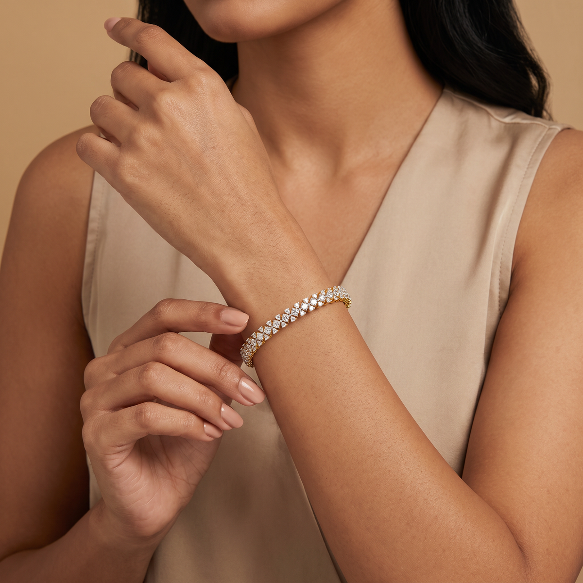 Lavanya Lab Grown Diamond Bangle