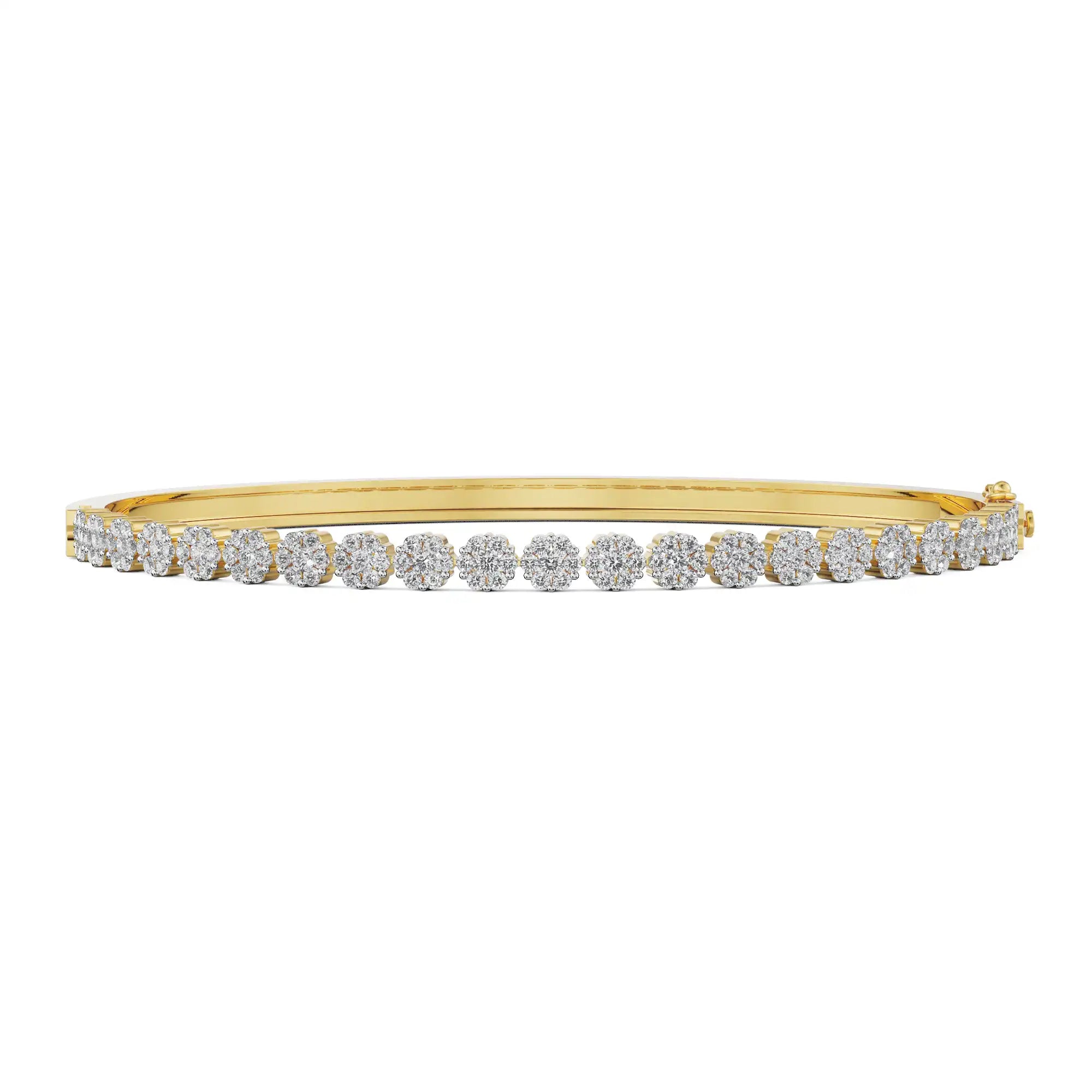 Rosie Clustered Lab Grown Diamond Bracelet_in-stock