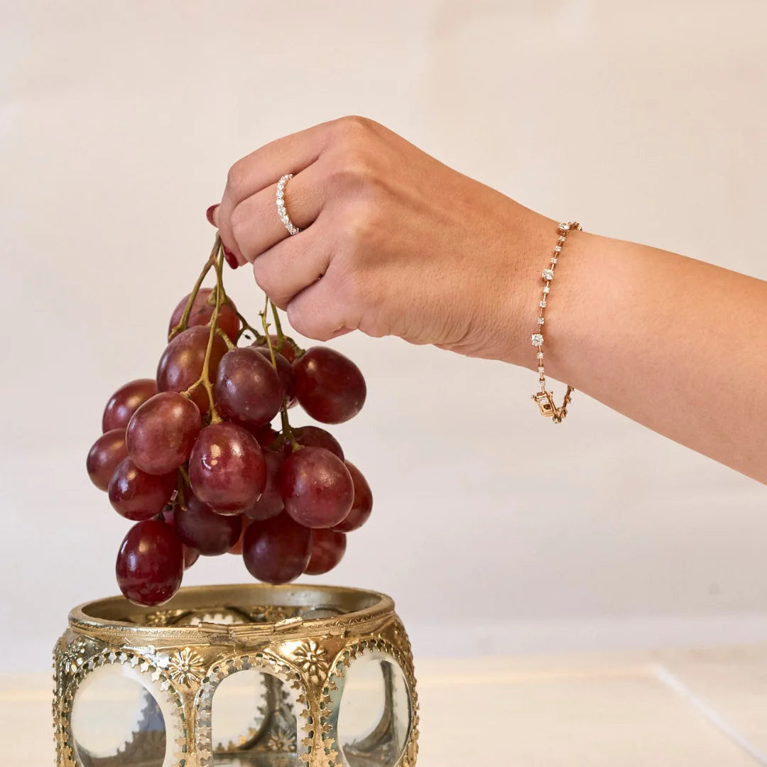 Spaced Tennis Lab Grown Diamond Bracelet