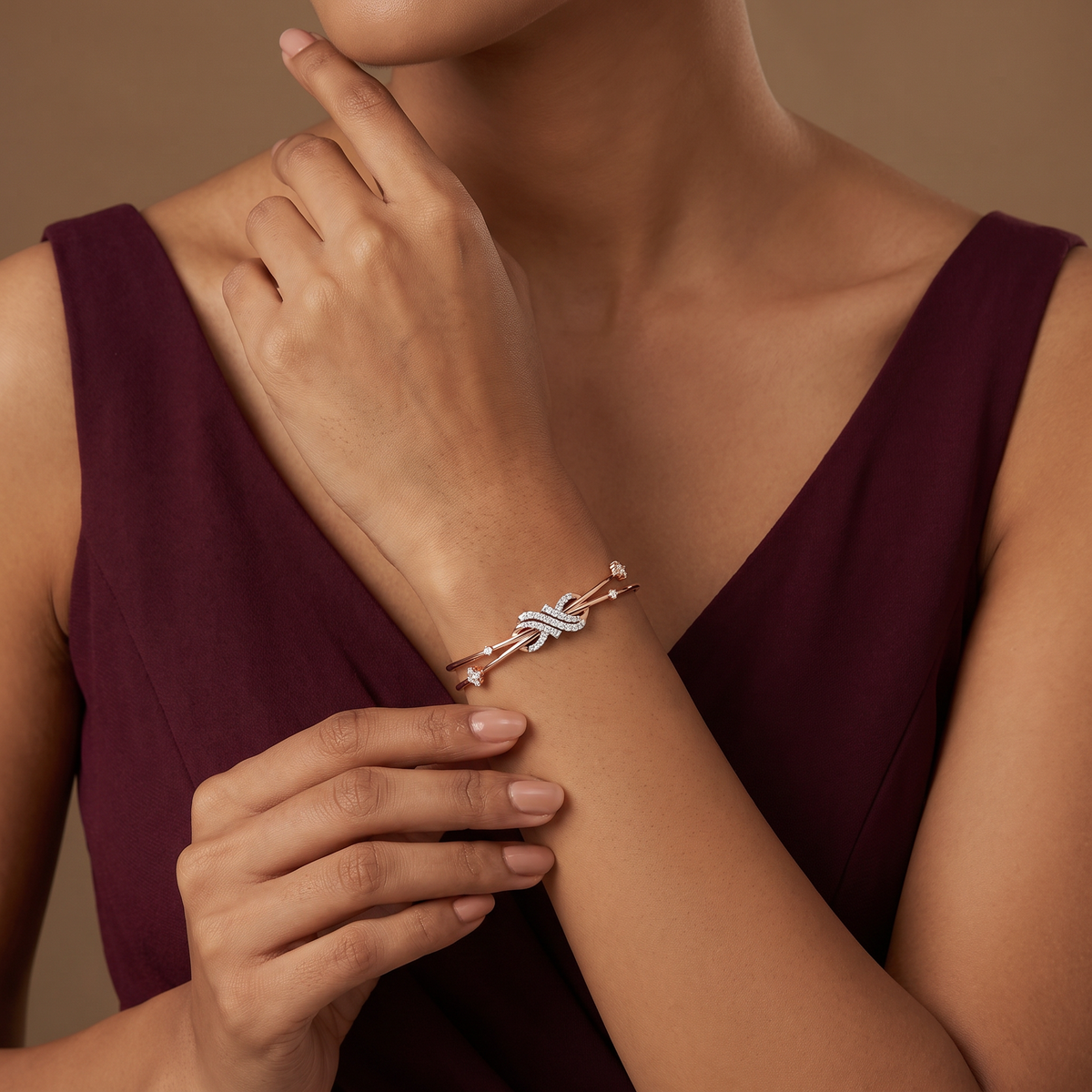 Zelda Infinity Lab Grown Diamond Bracelet