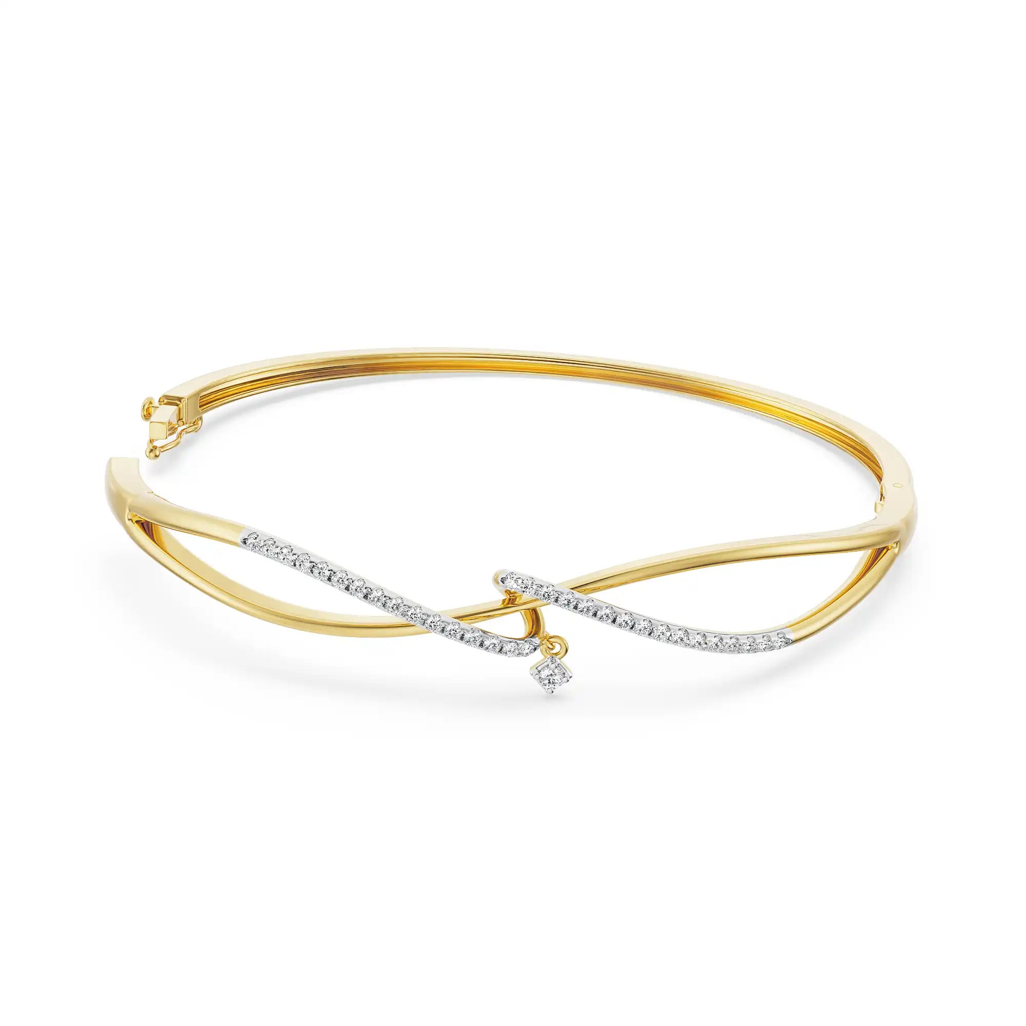 Mindy Minimalist Diamond Bracelet Front view