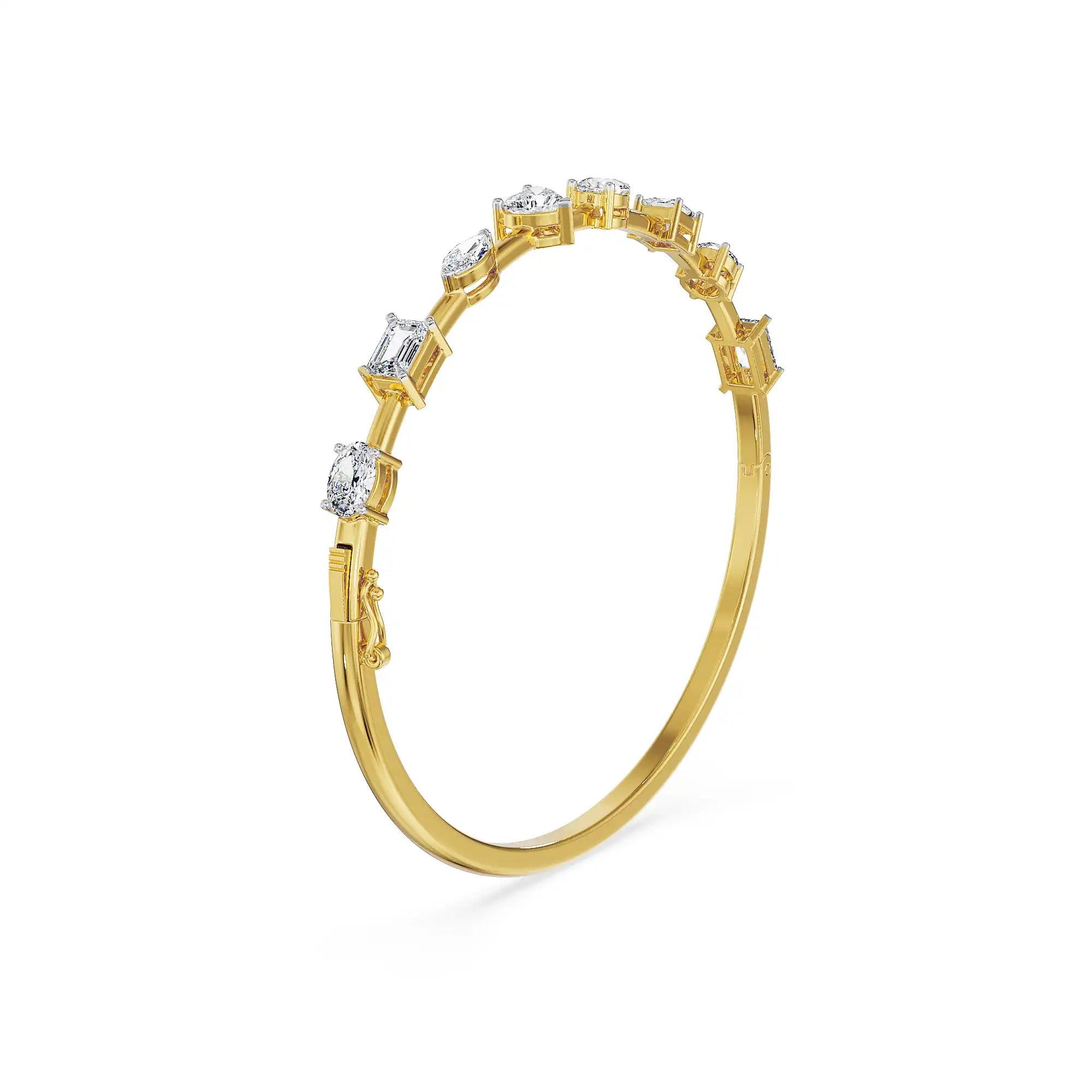 Ivana Multistone Lab Grown Diamond Bracelet