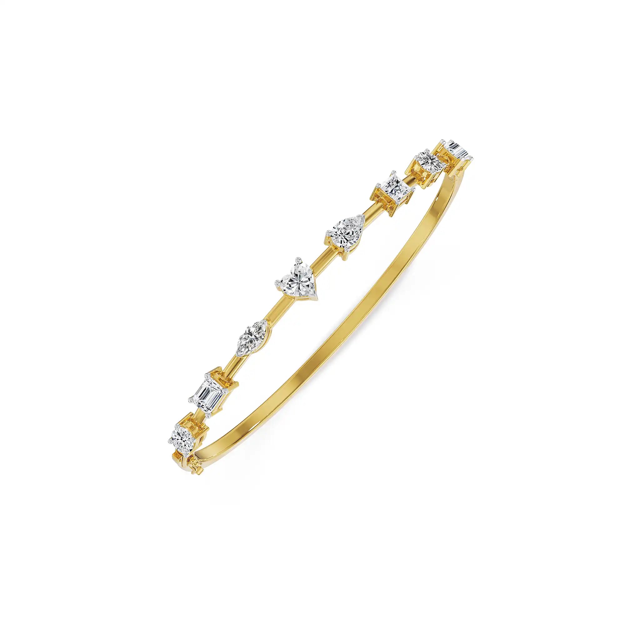 Ivana Multistone Lab Grown Diamond Bracelet