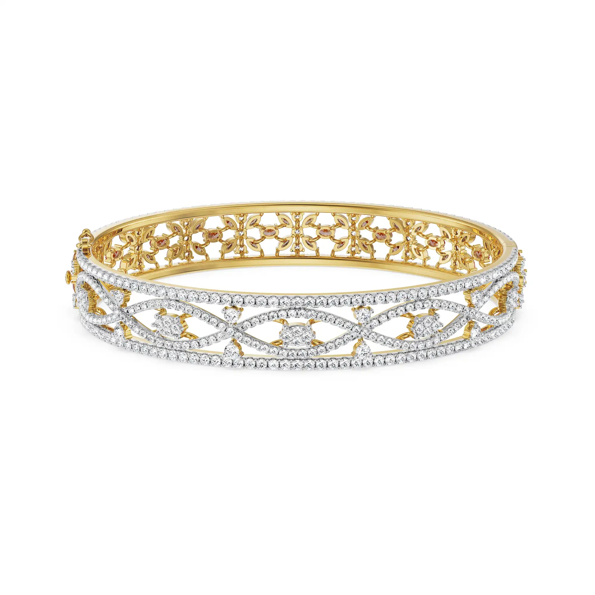 Convertible Tira Lab Grown Diamond Bracelet - top view