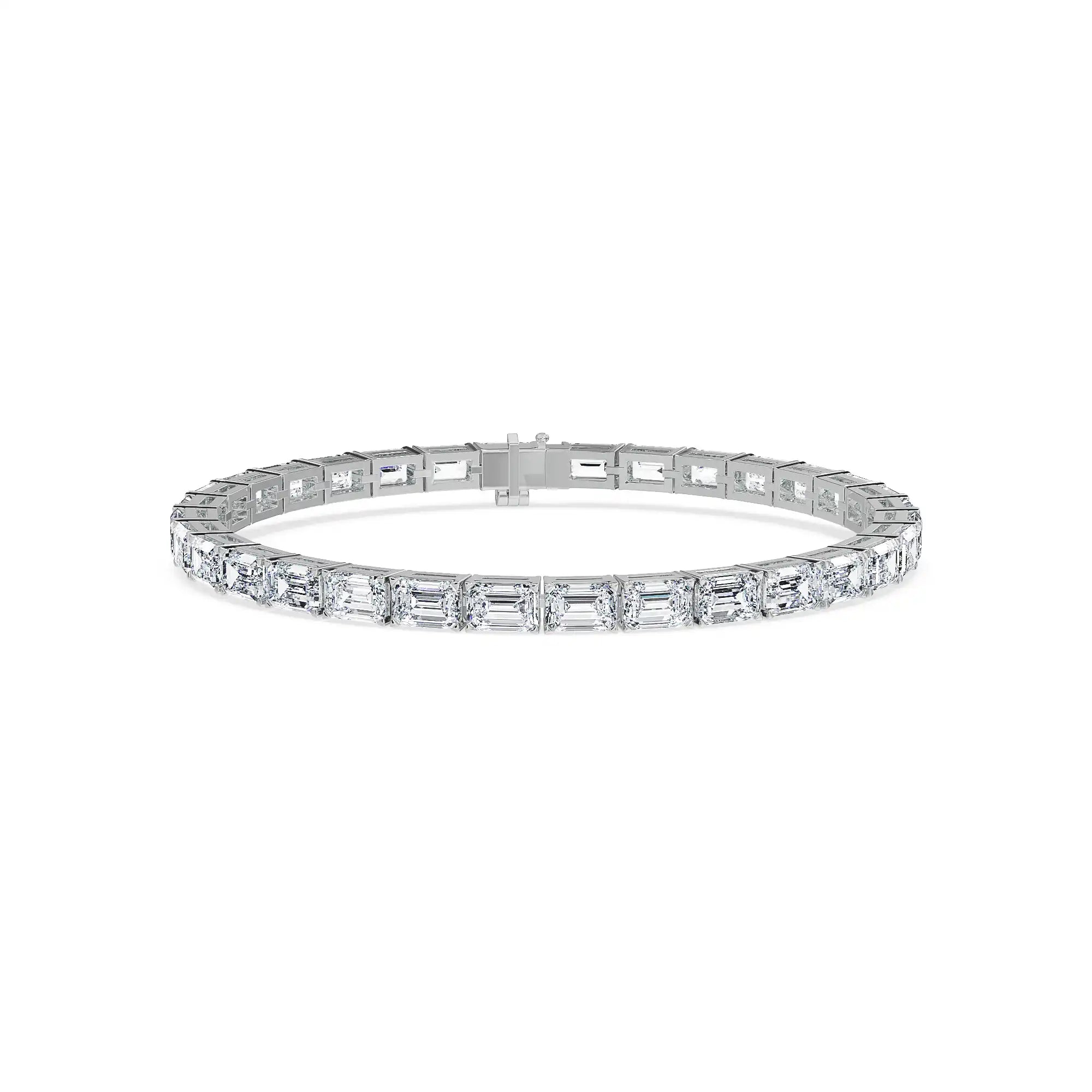 Emy Lab Grown Diamond Tennis Bracelet - front view