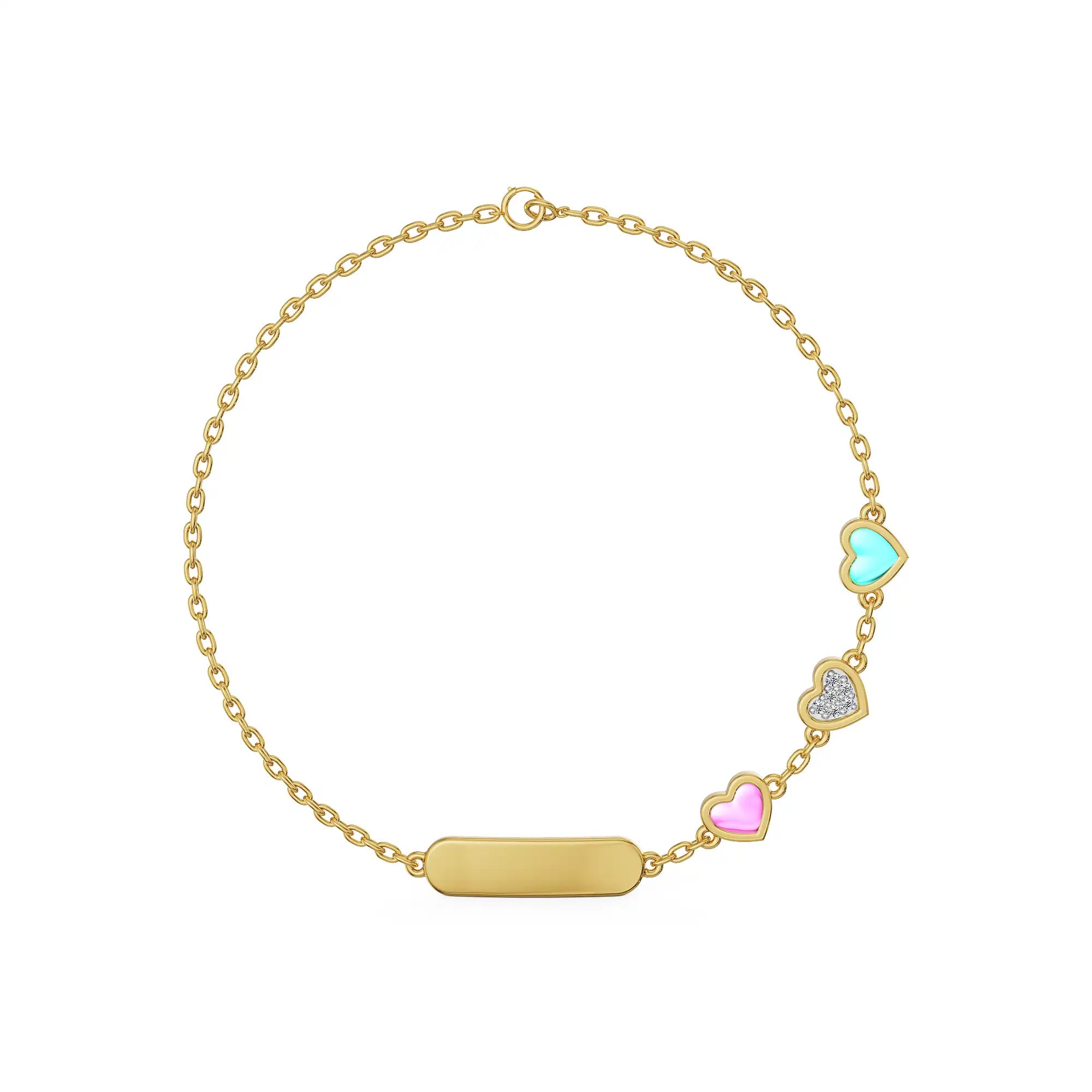 Prism Heart Lab Grown Diamond Bracelet