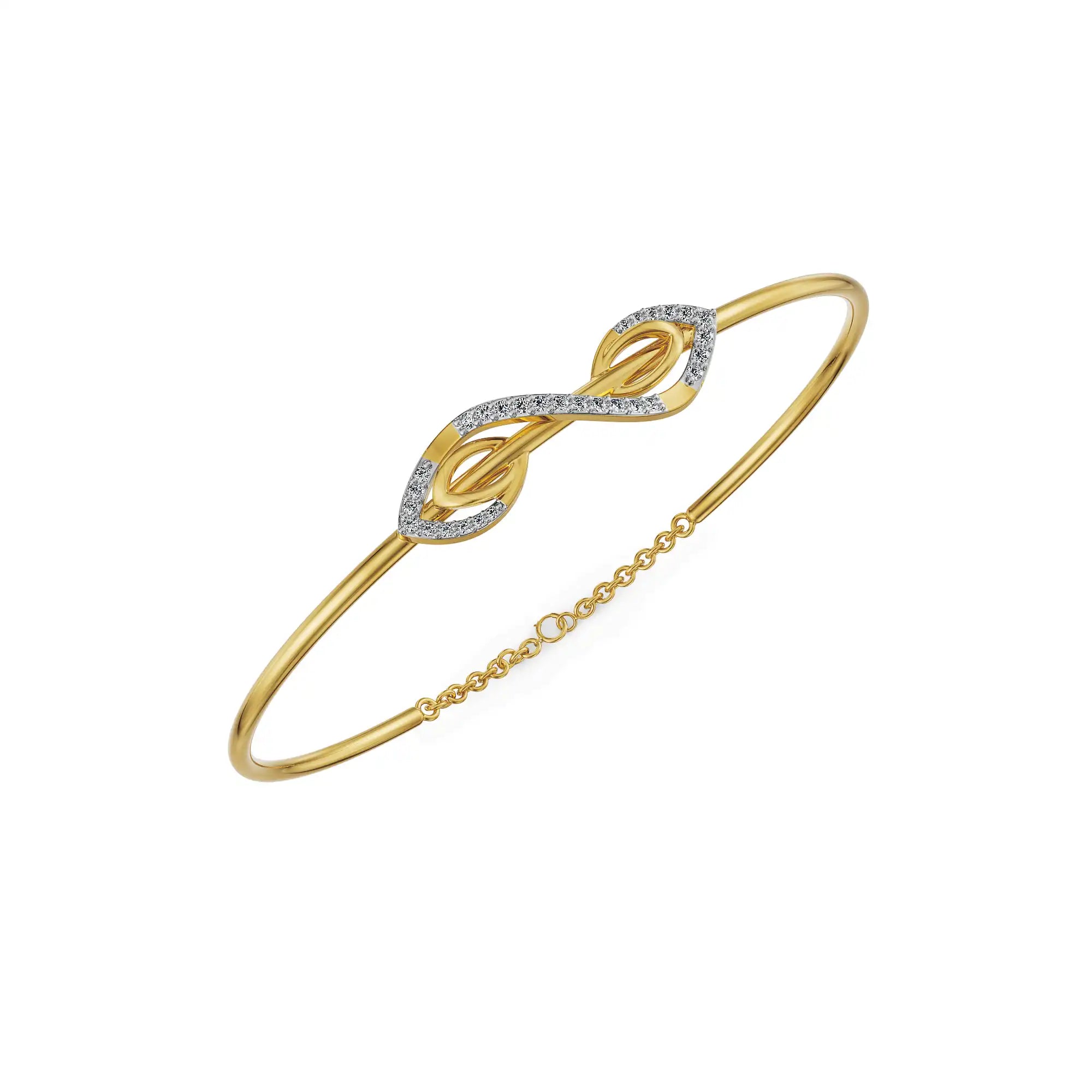 Infinity Grace Lab Grown Diamond Bracelet
