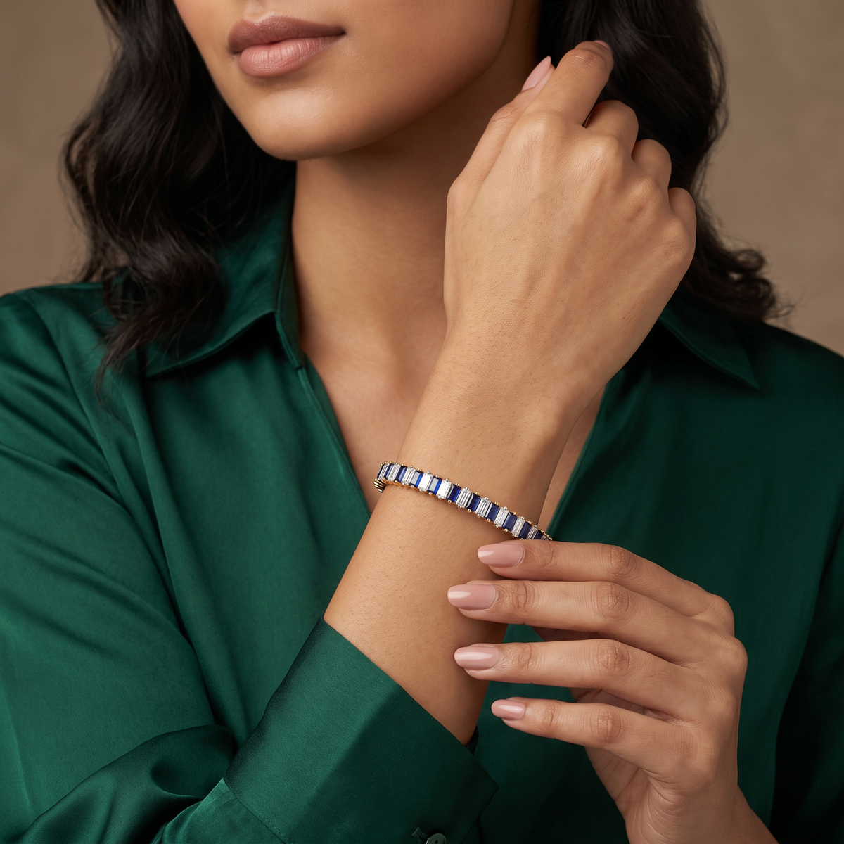 Azure Lab Grown Diamond Bracelet