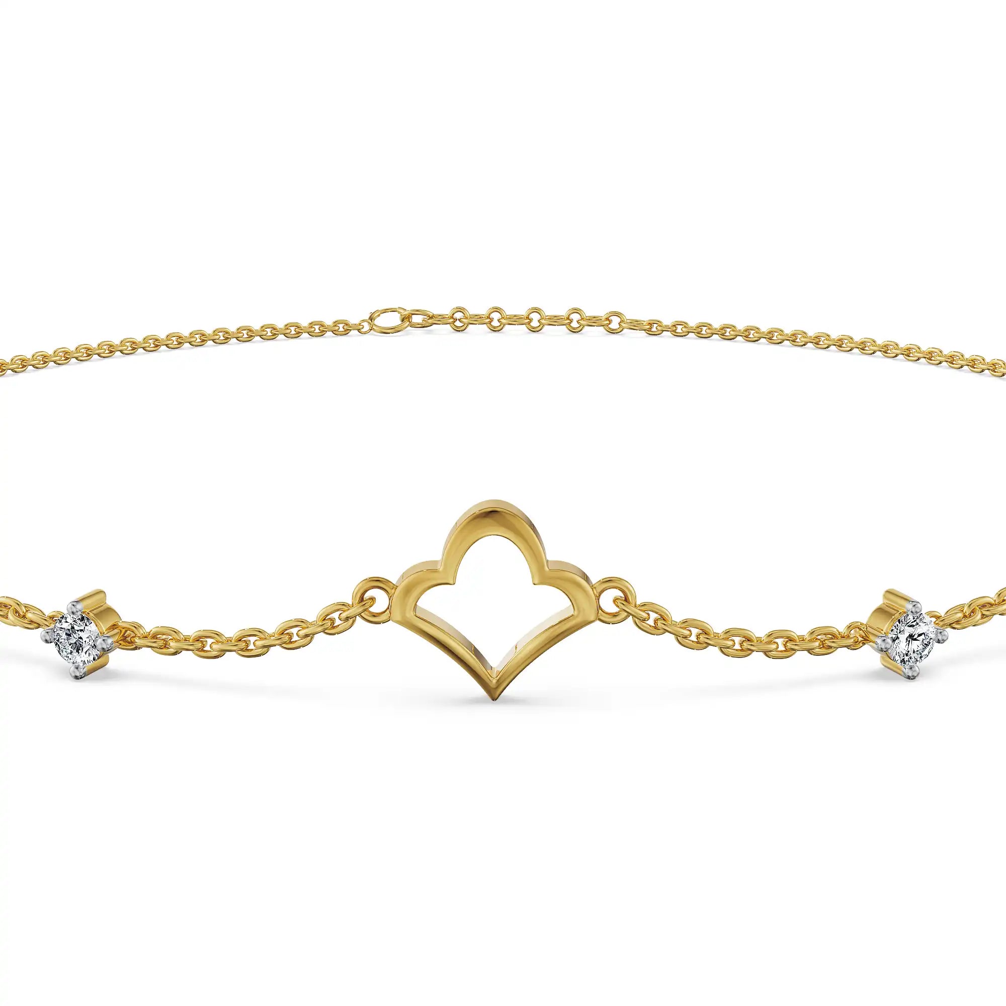 Clover Lab Grown Diamond Bracelet