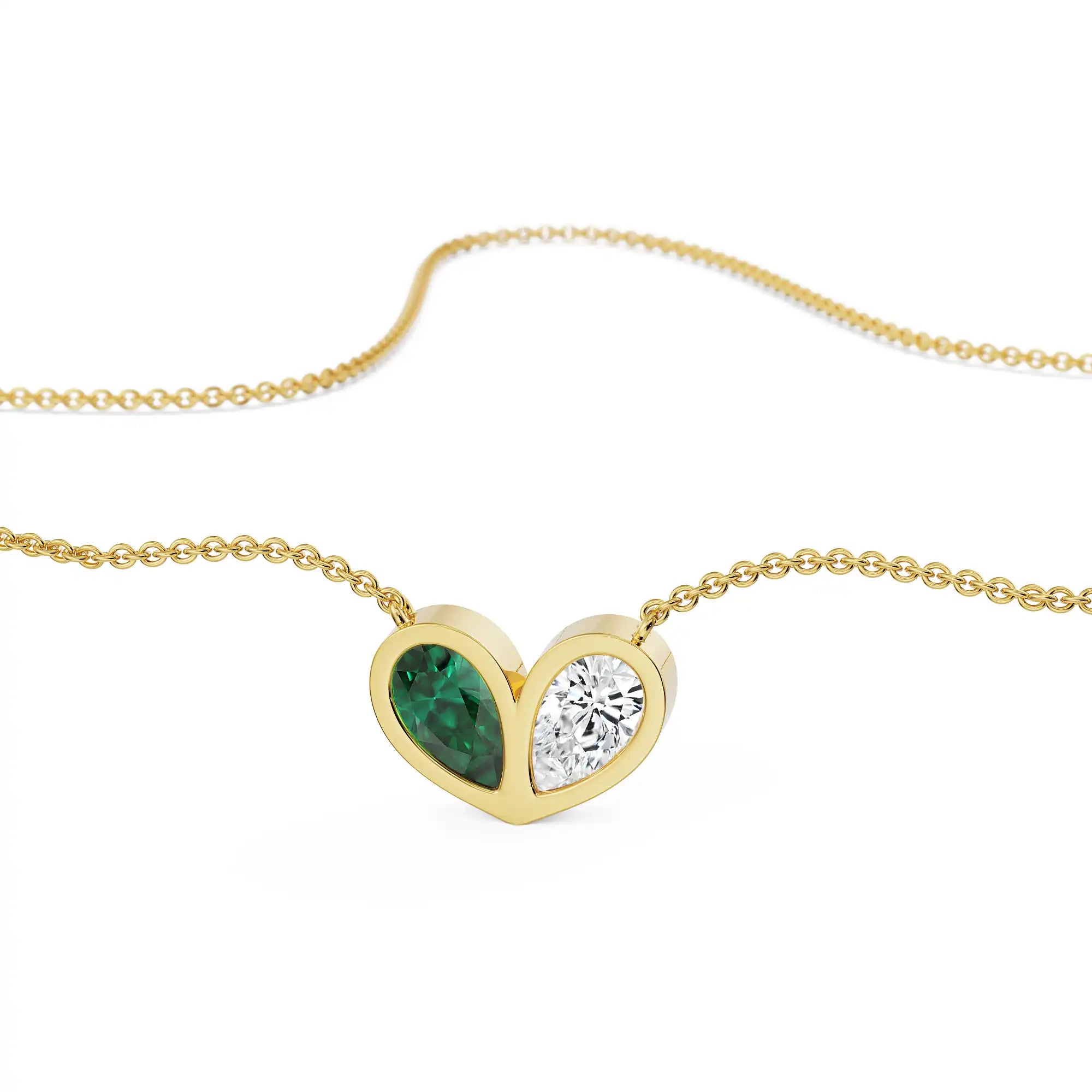 Toi et Moi Lab Grown Diamond Necklace Set