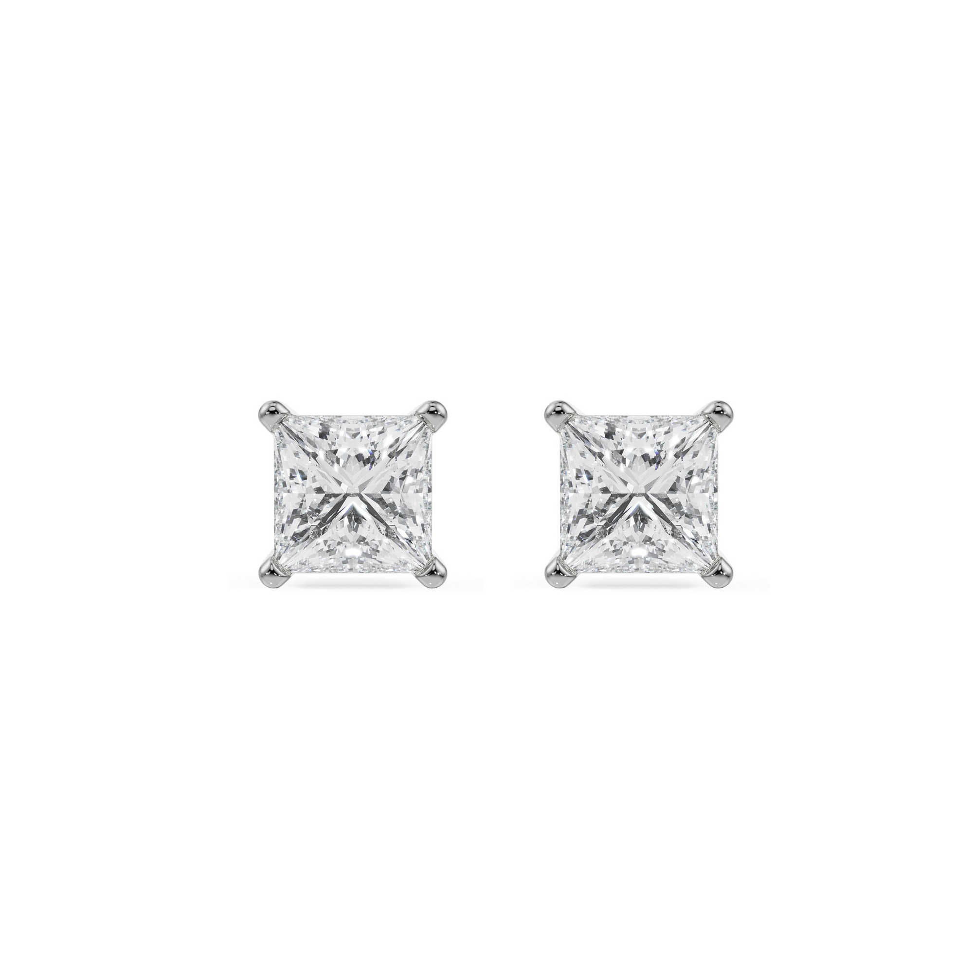 Princess Lab Grown Diamond Necklace Set