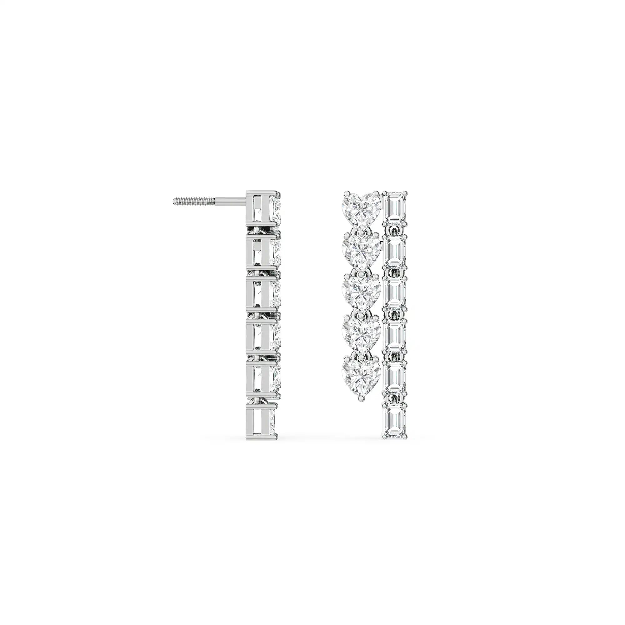 Valentina Diamond Earrings Prospective view