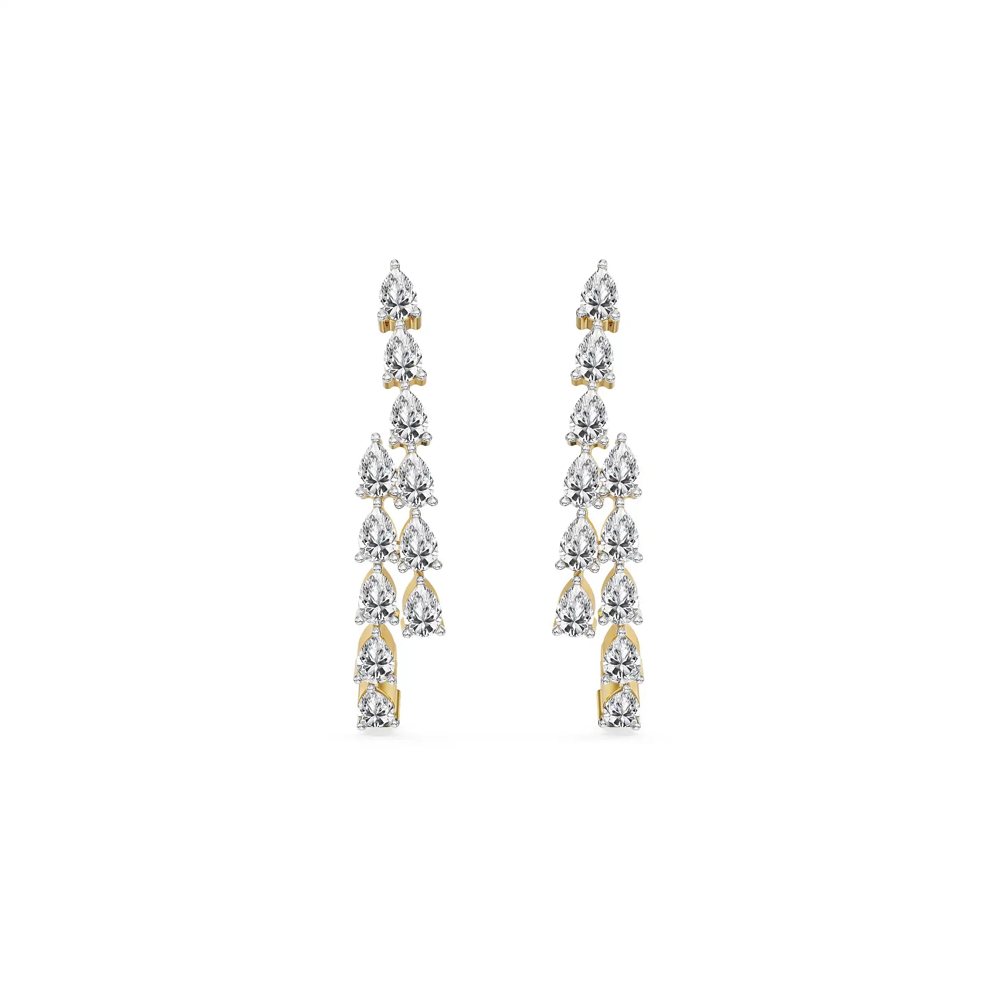 Nishka Lab Grown Diamond Bali - front view