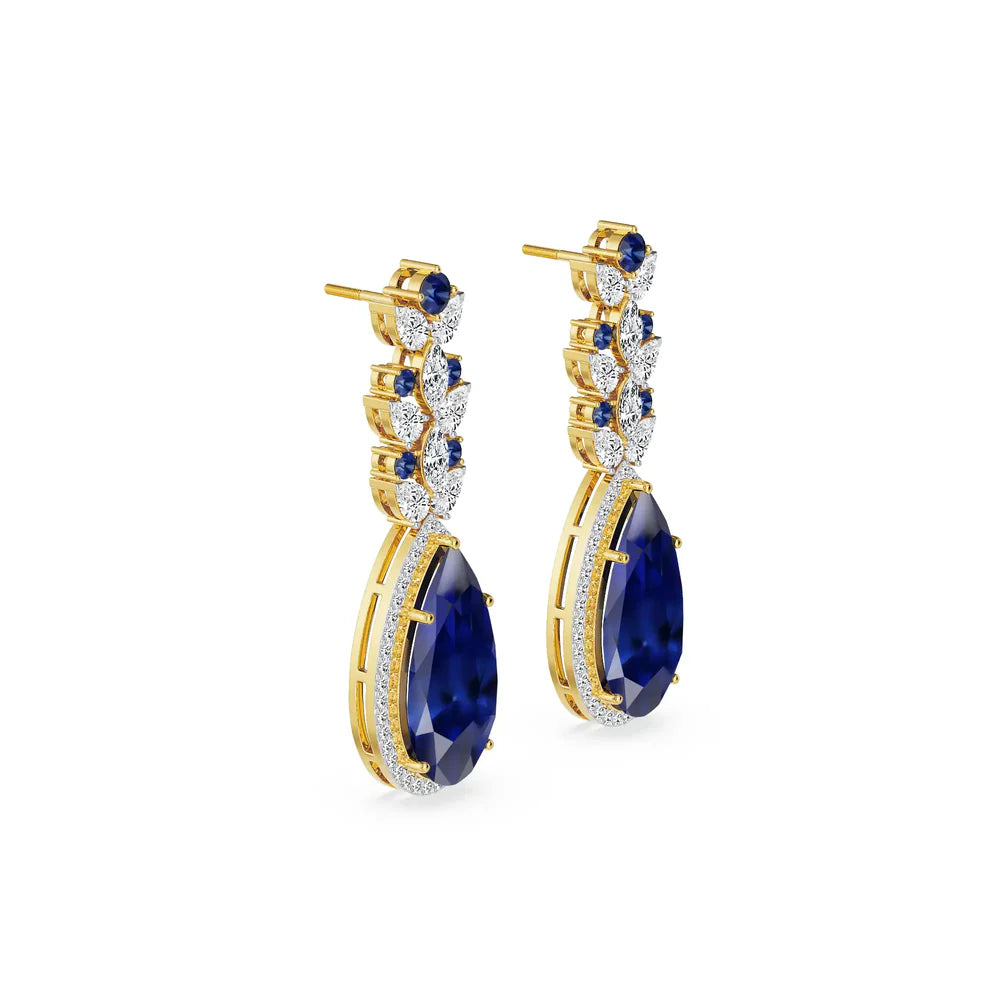 Indigo Ice Lab Grown Diamond Earrings_in_stock