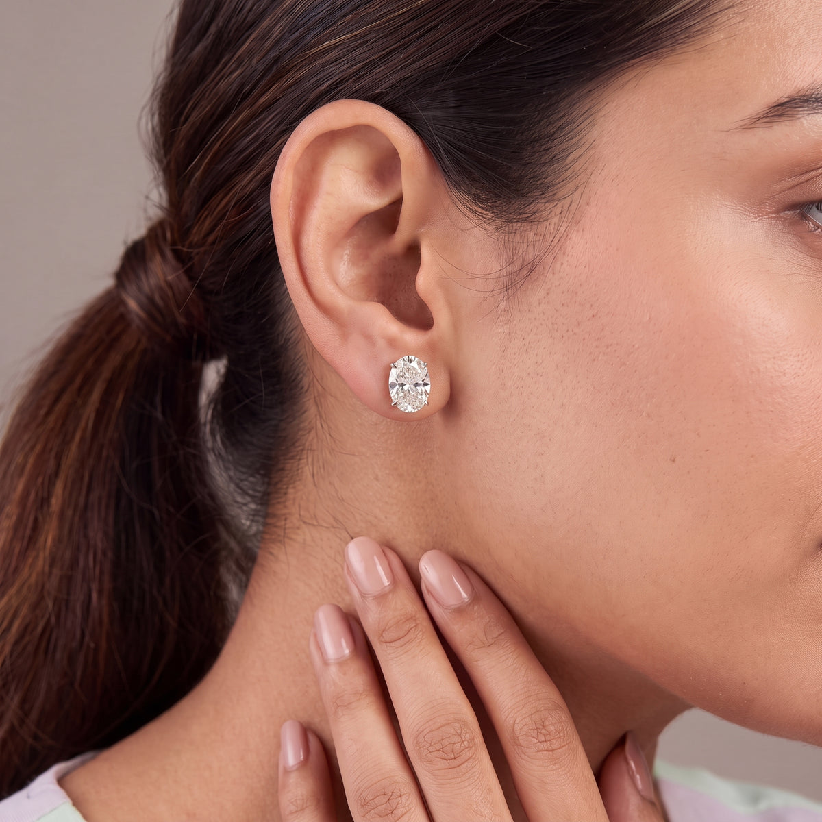 2 CT Enchanting Cushion Lab Grown Diamond Studs