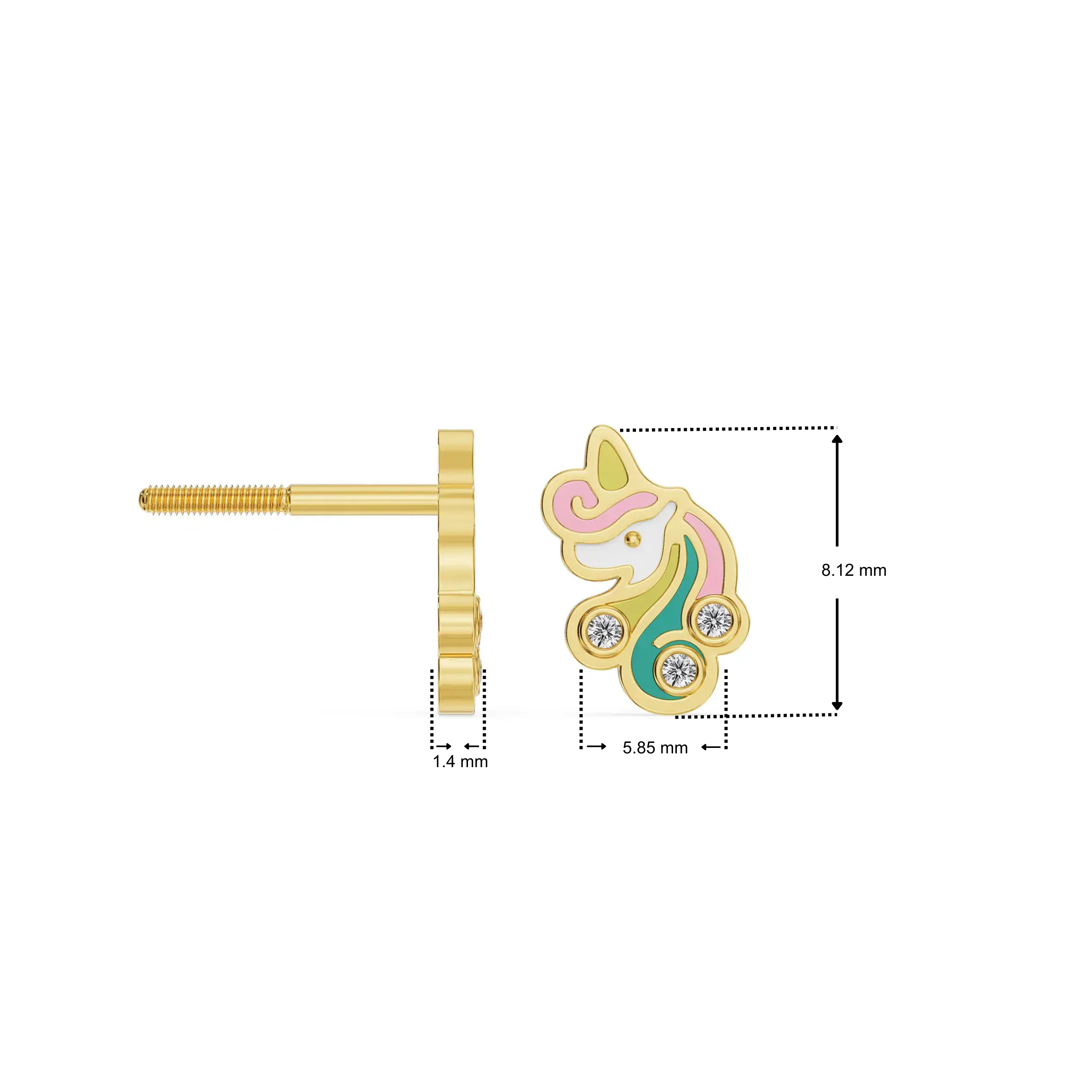 Unicorn Dream Lab Grown Diamond Studs