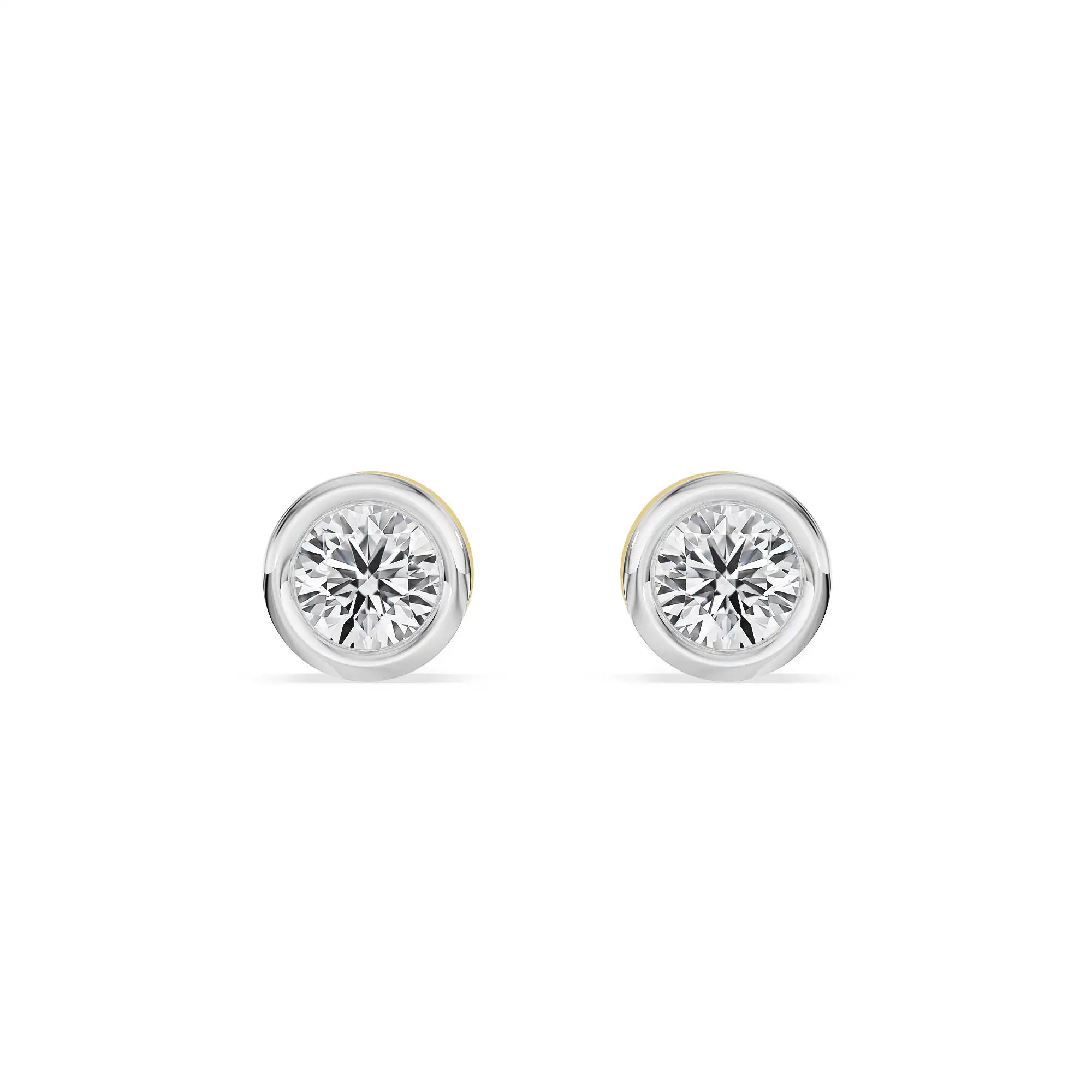 Twinkle Dots Lab Grown Diamond Studs - front view