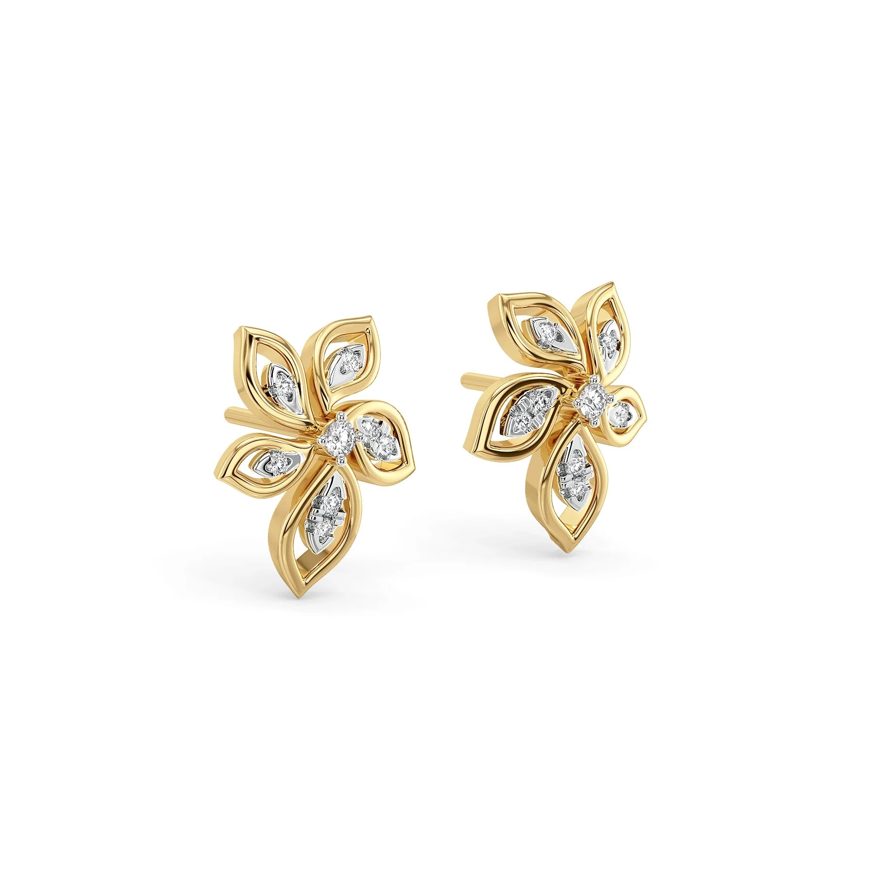 Elegant Flora Lab Grown Diamond Earrings_in-stock