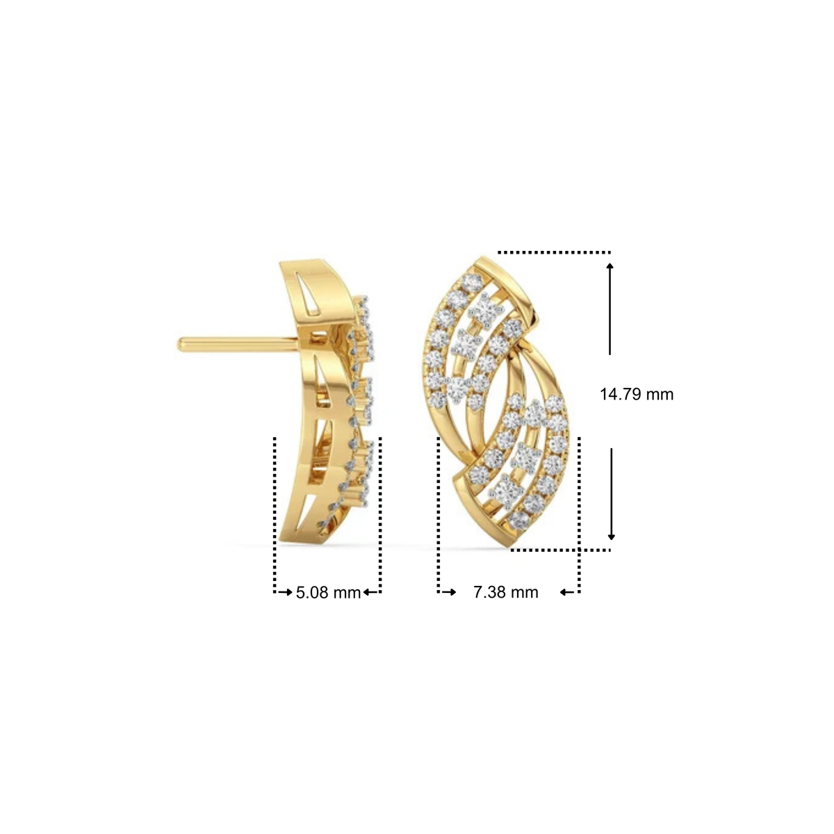 Aurelia Lab Grown Diamond Earrings