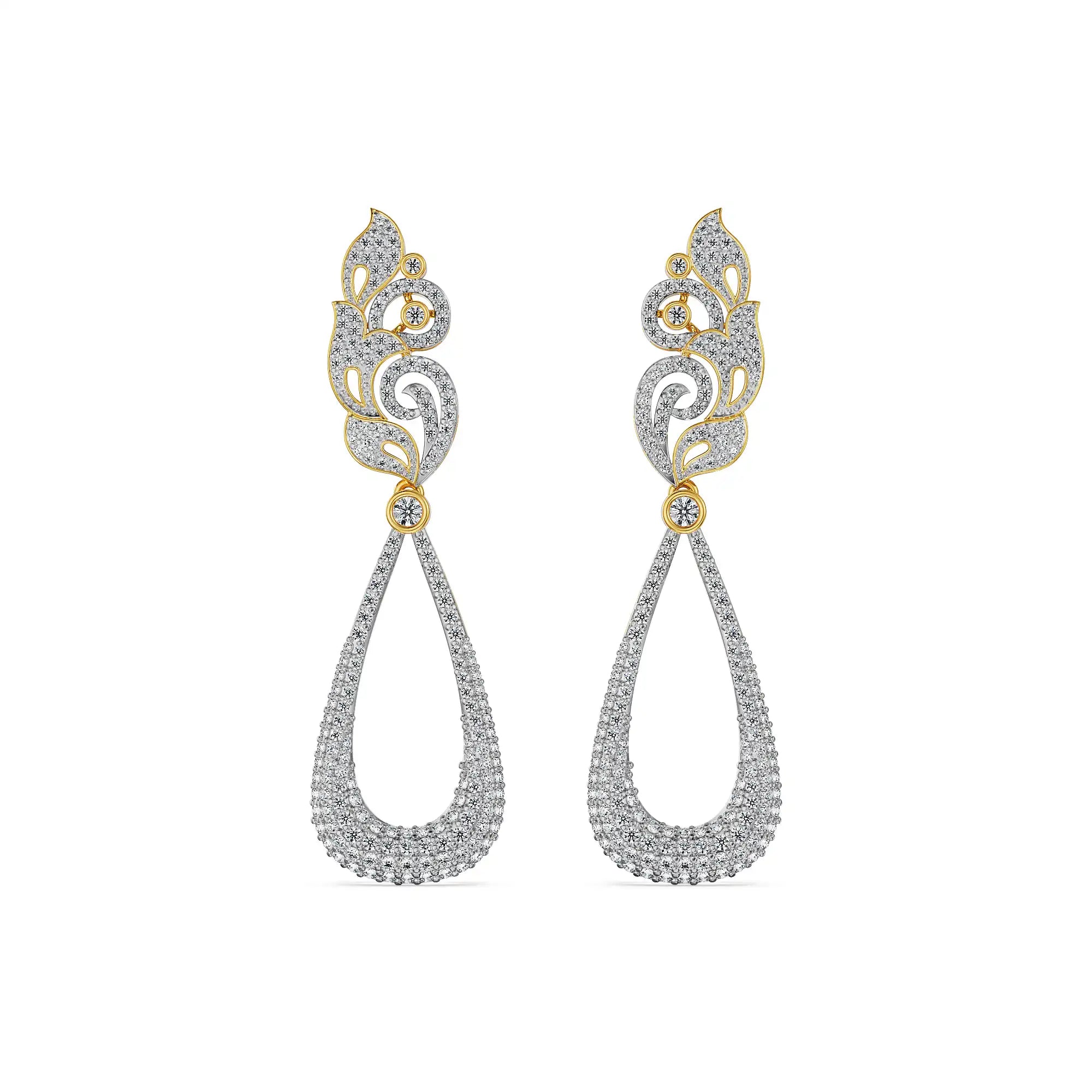 Mist Drop Lab Grown Diamond Earrings
