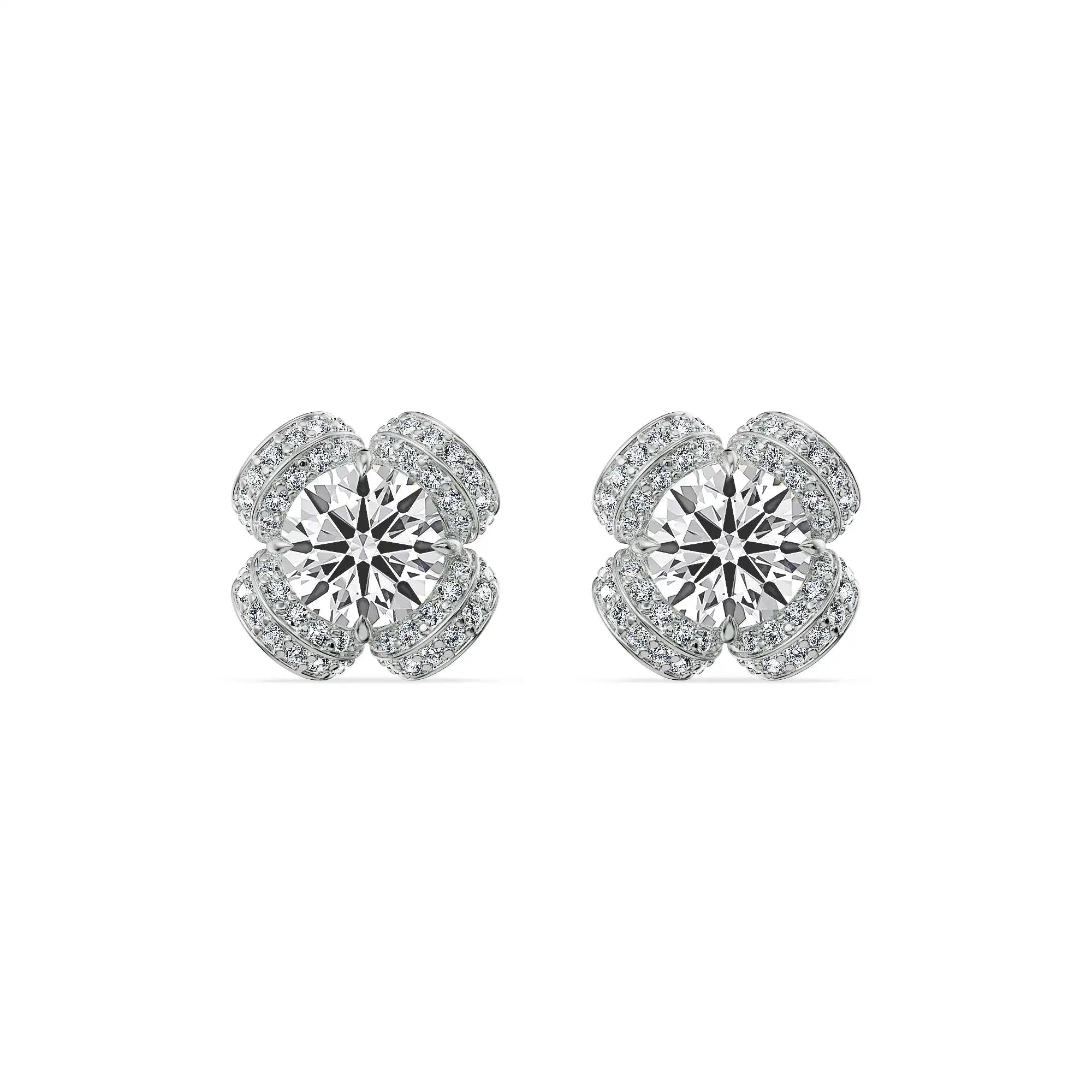 Floret Hearts & Arrows Lab Grown Diamond Earring