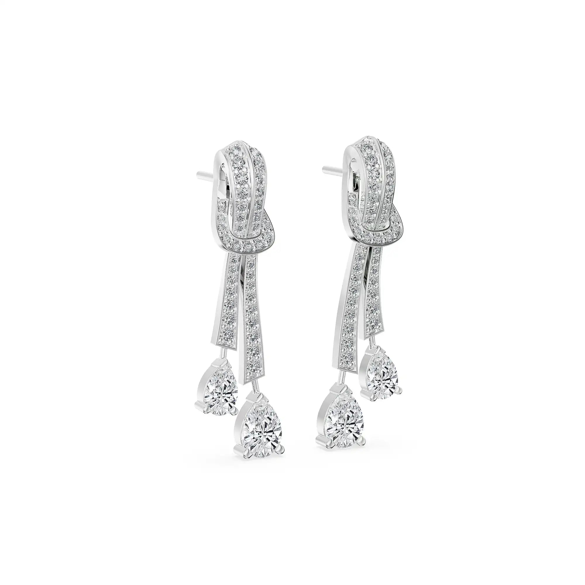 Knot Lab Grown Diamond Earrings