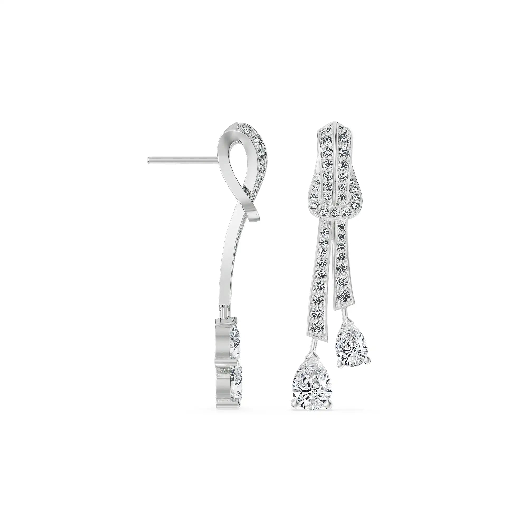 Knot Lab Grown Diamond Earrings