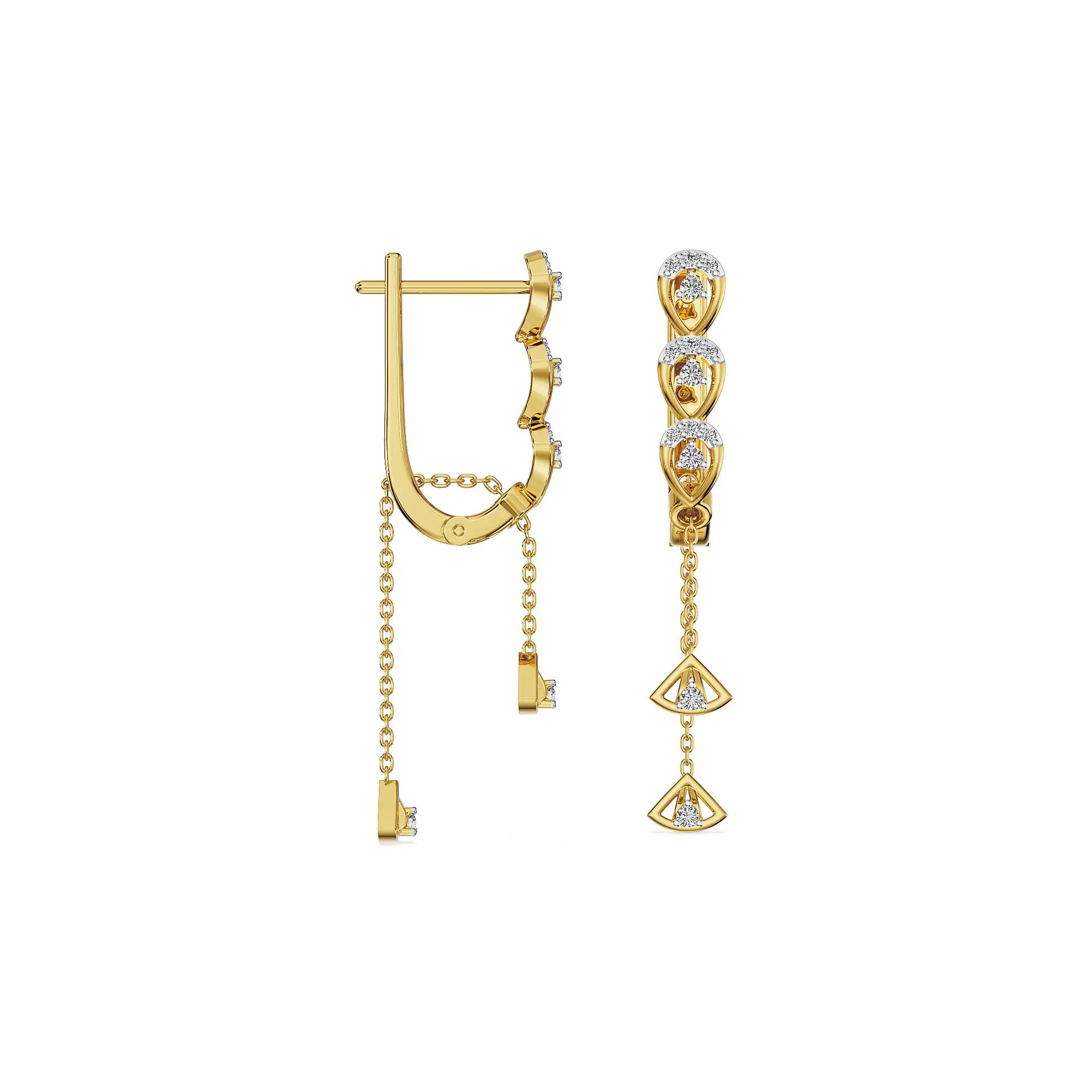Flirt and Flow Lab Grown Diamond Earrings