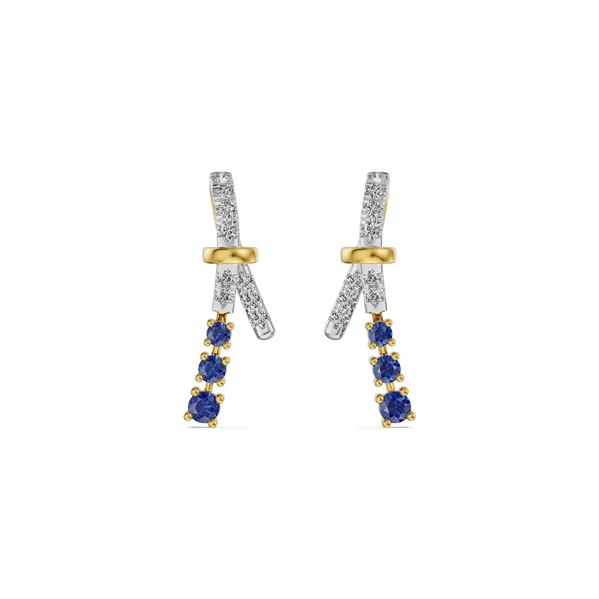 Blue Knot Lab Grown Diamond Earrings