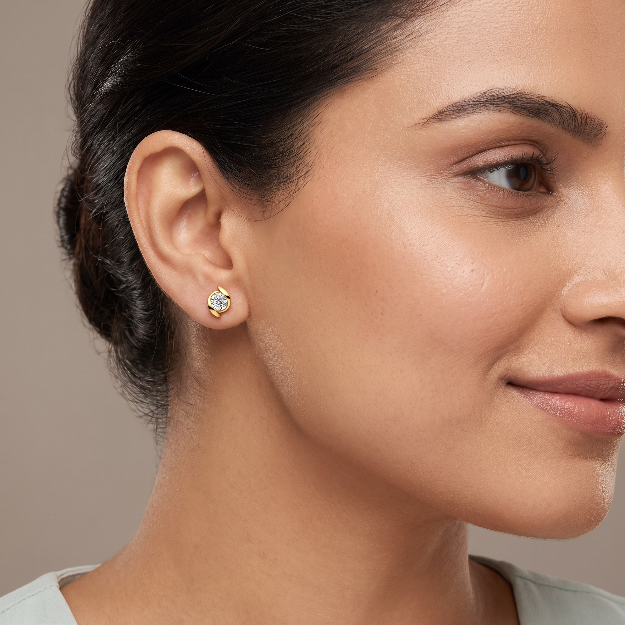 0.5 CT Aurelia Curve Lab Grown Diamond Studs