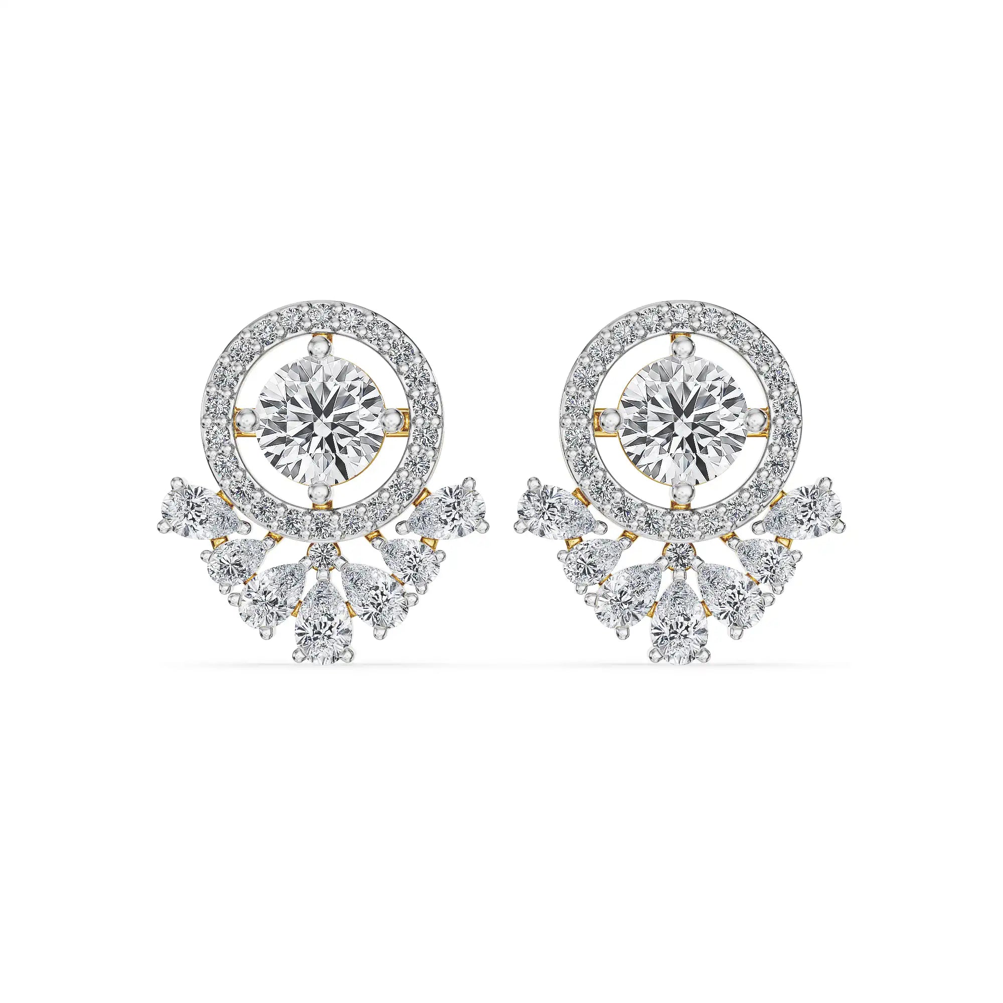 Radiant Bloom Lab Grown Diamond Studs