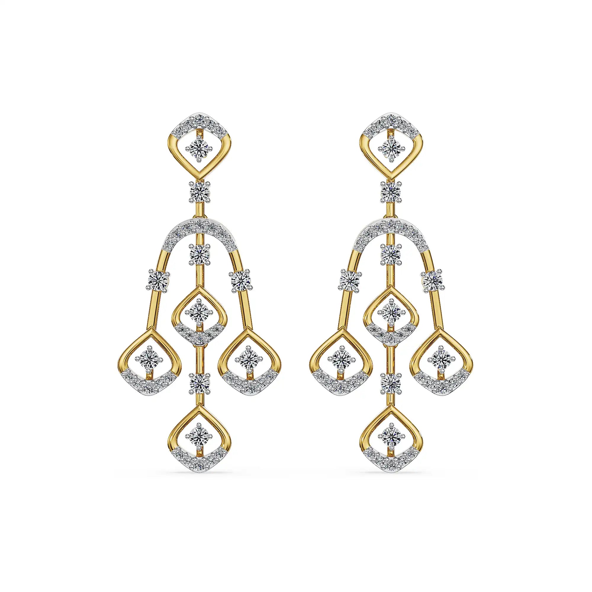 Starlight Symphony Lab Grown Diamond Earrings