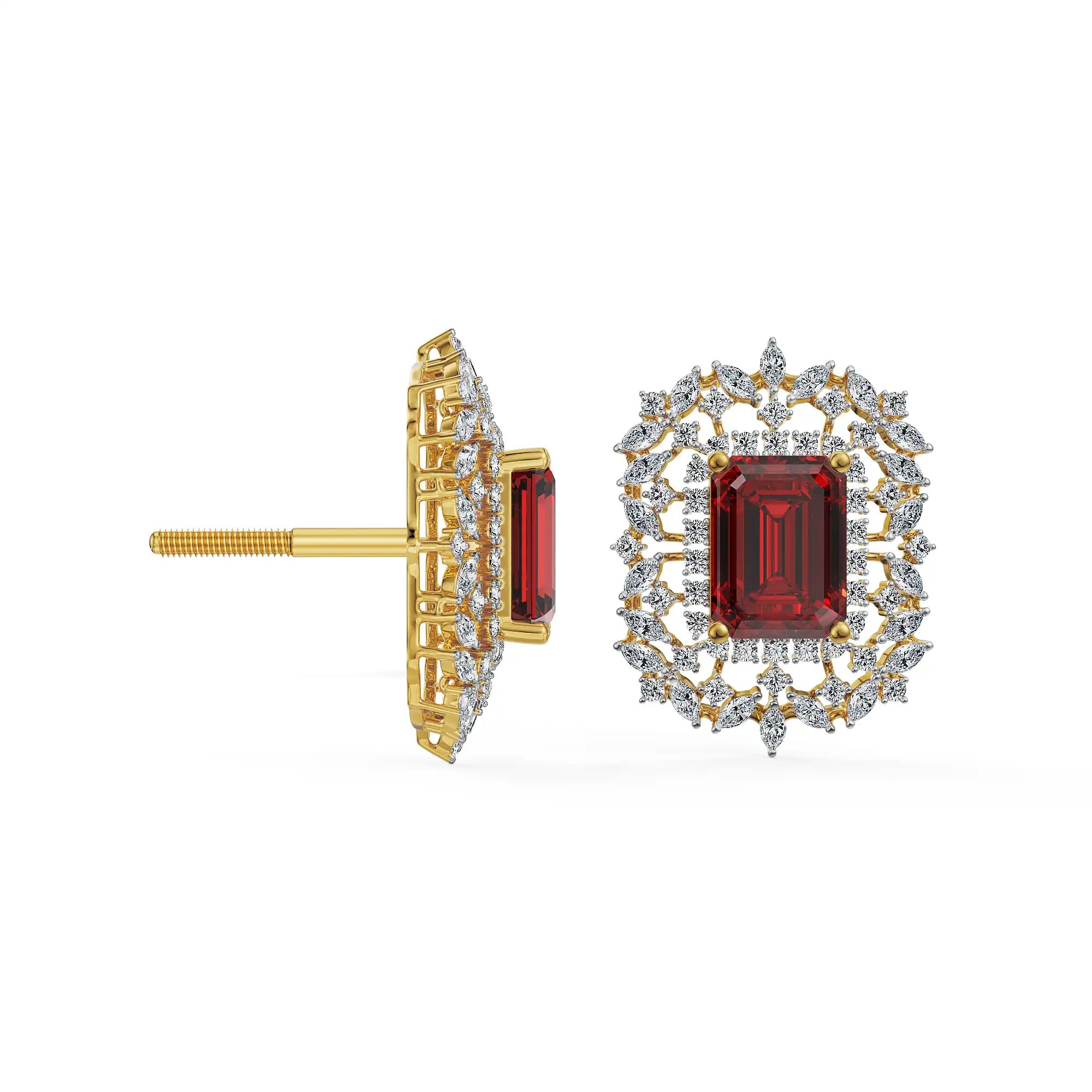 Manik Lab Grown Diamond Earrings