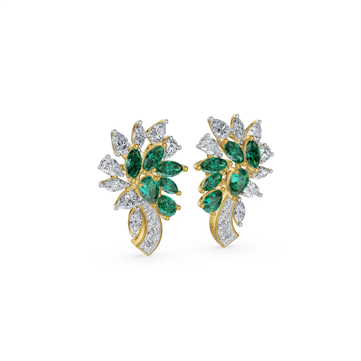 Royal Petal Lab Grown Diamond Earrings