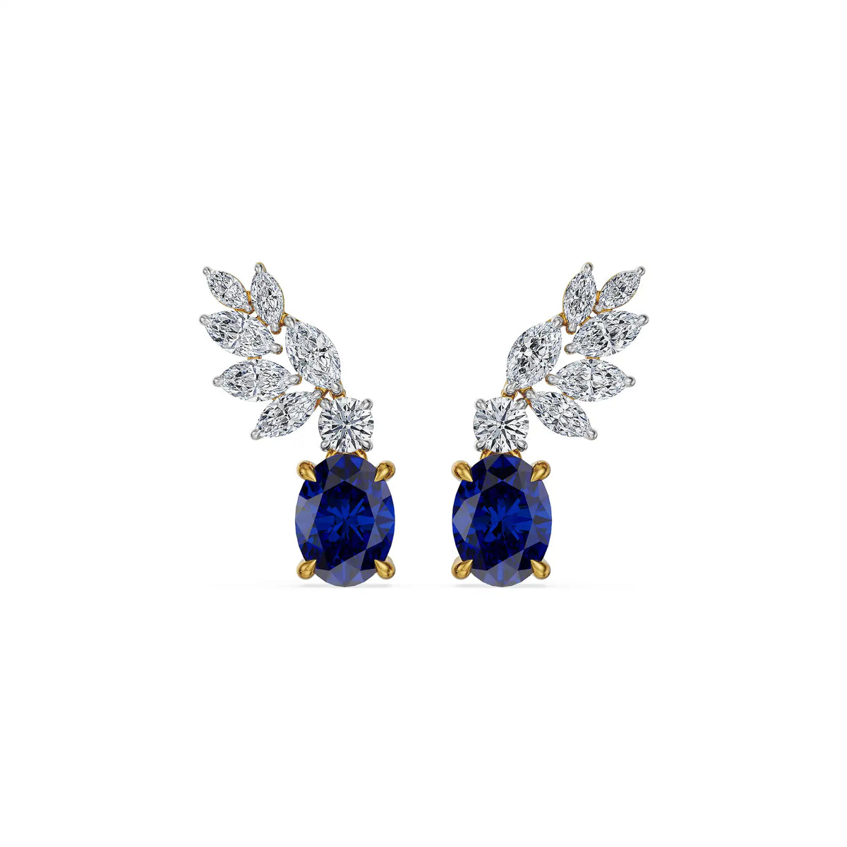 Mystic Vine Lab Grown Diamond Earrings
