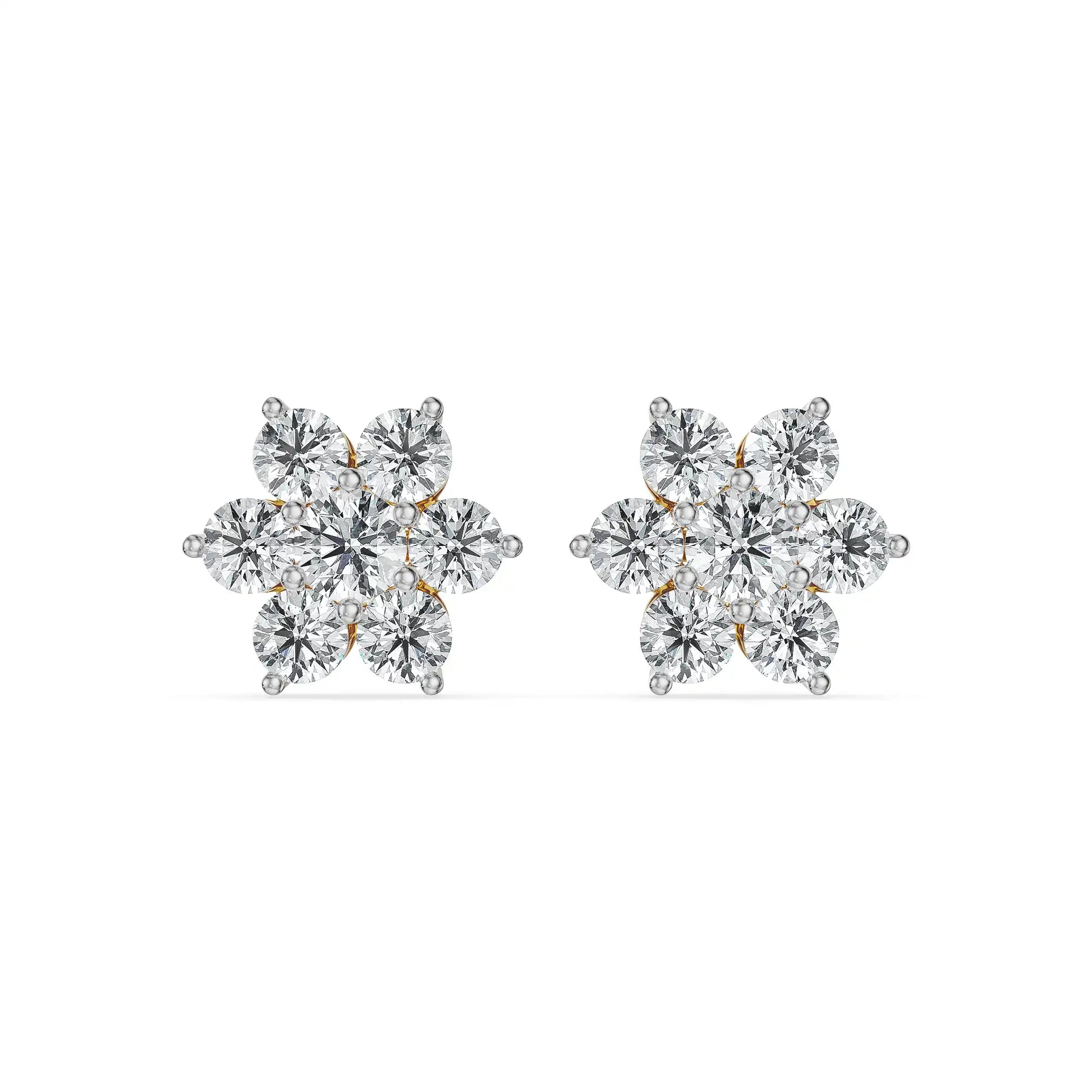 Spring Bloom Lab Grown Diamond Earrings