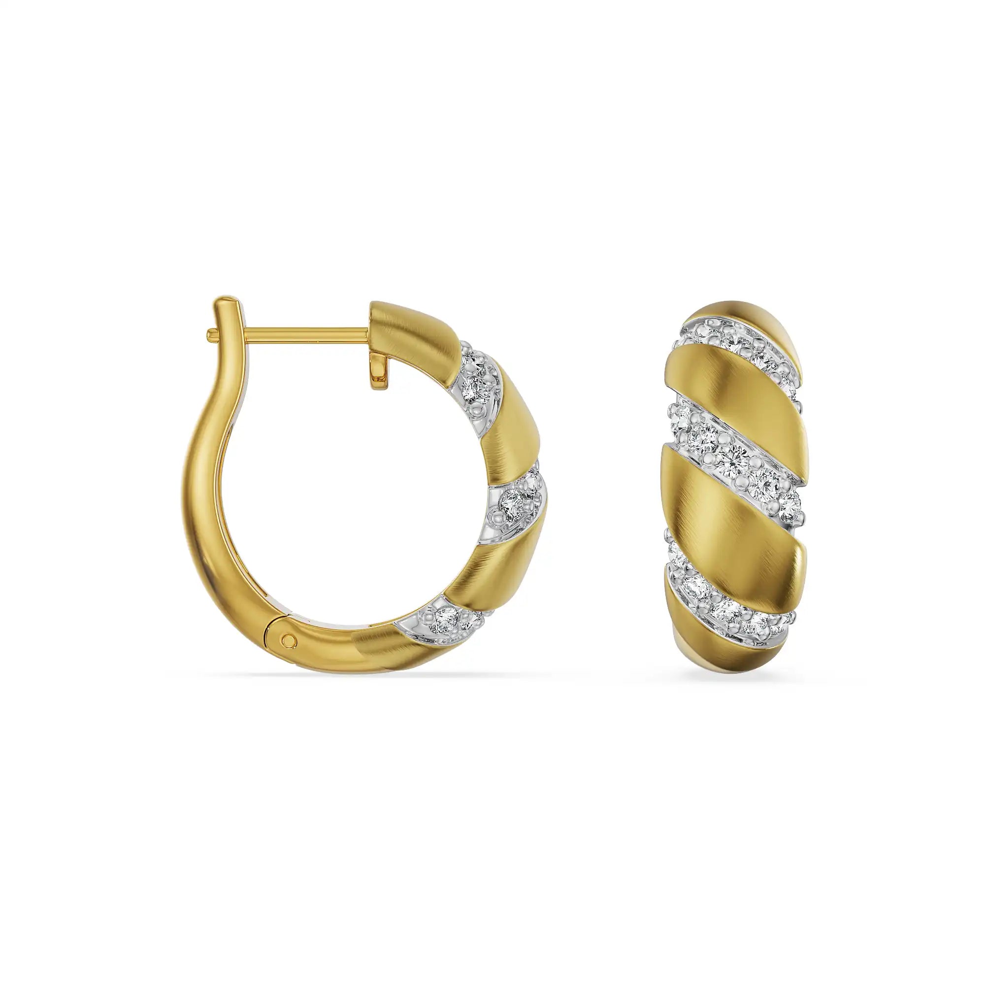 Helix Lab Grown Diamond Earrings
