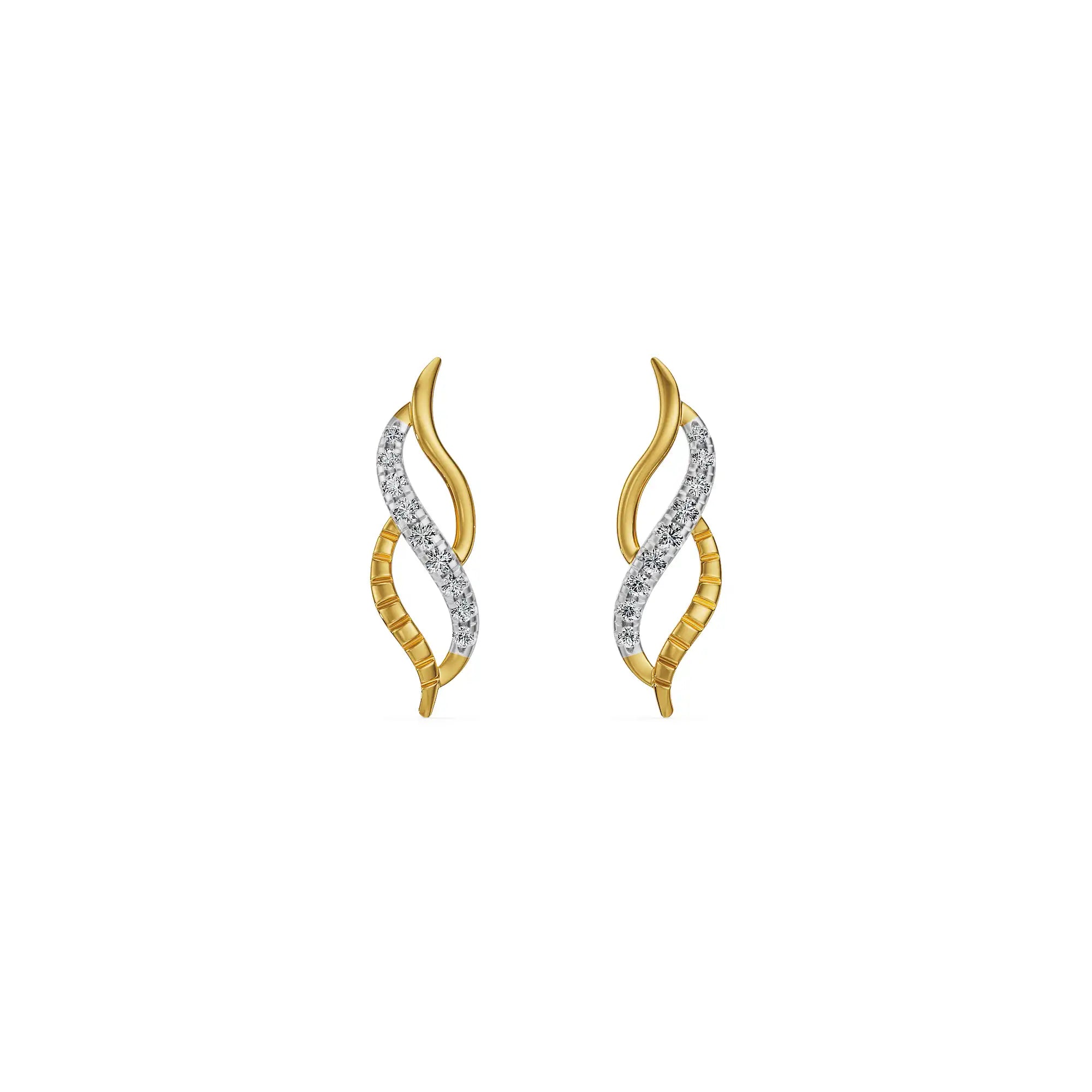 Twist Lab Grown Diamond Earrings