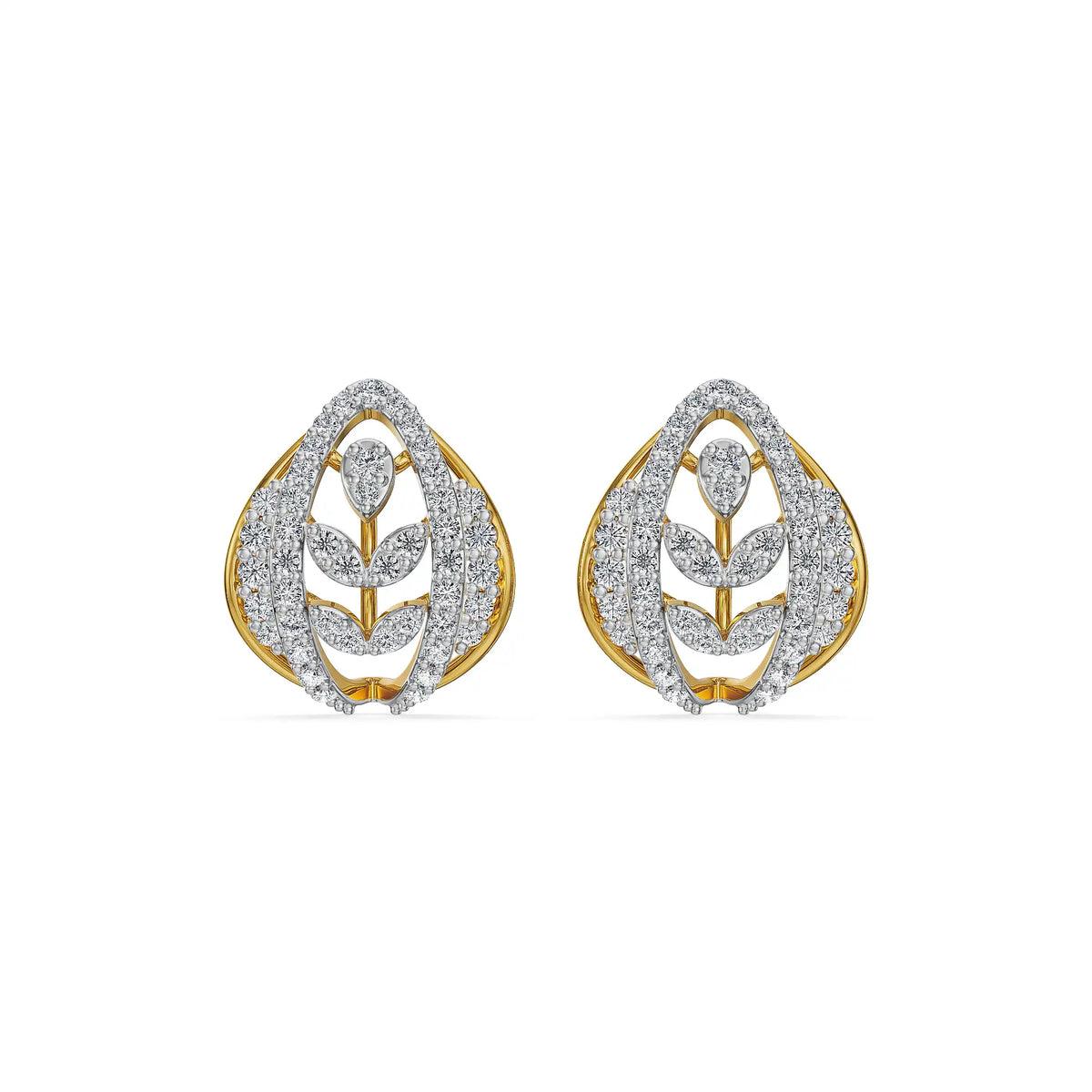 Elysia Bloom Lab Grown Diamond Earrings